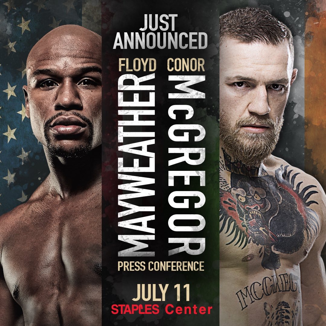 Poster Mayweather vs McGregor