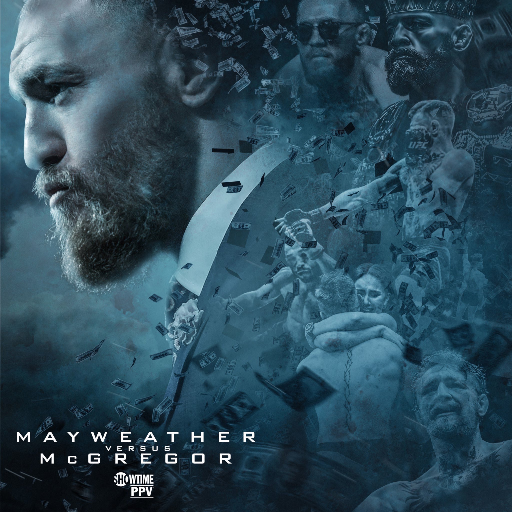 Poster Mayweather vs McGregor