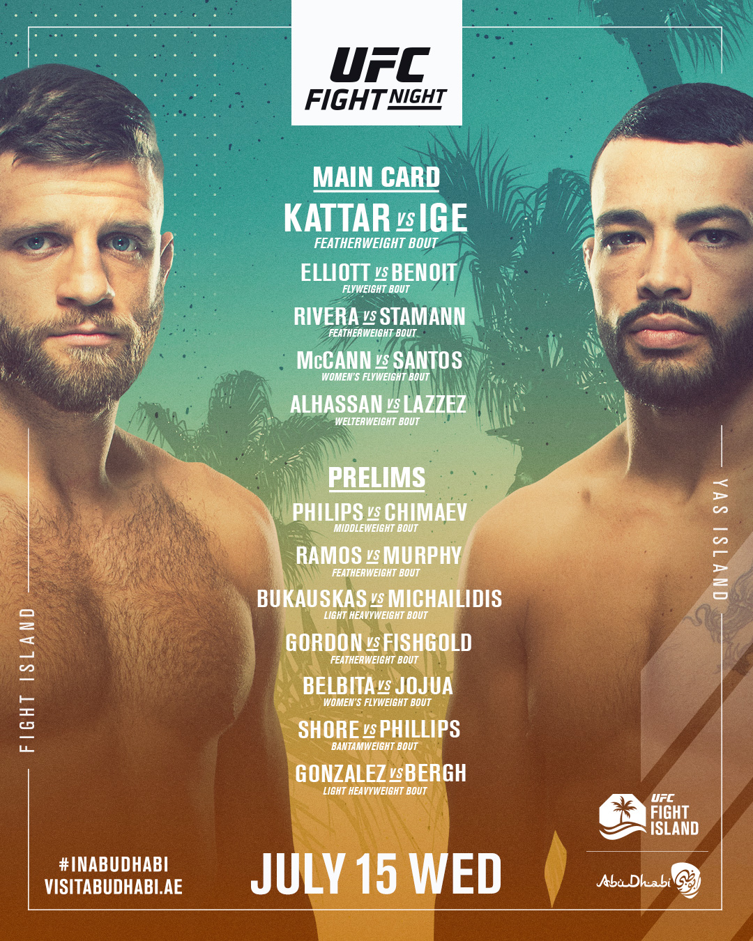 UFC on espn 13 Abu Dhabi - Poster et affiche