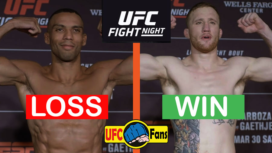 Edson Barboza contre Justin Gaethje