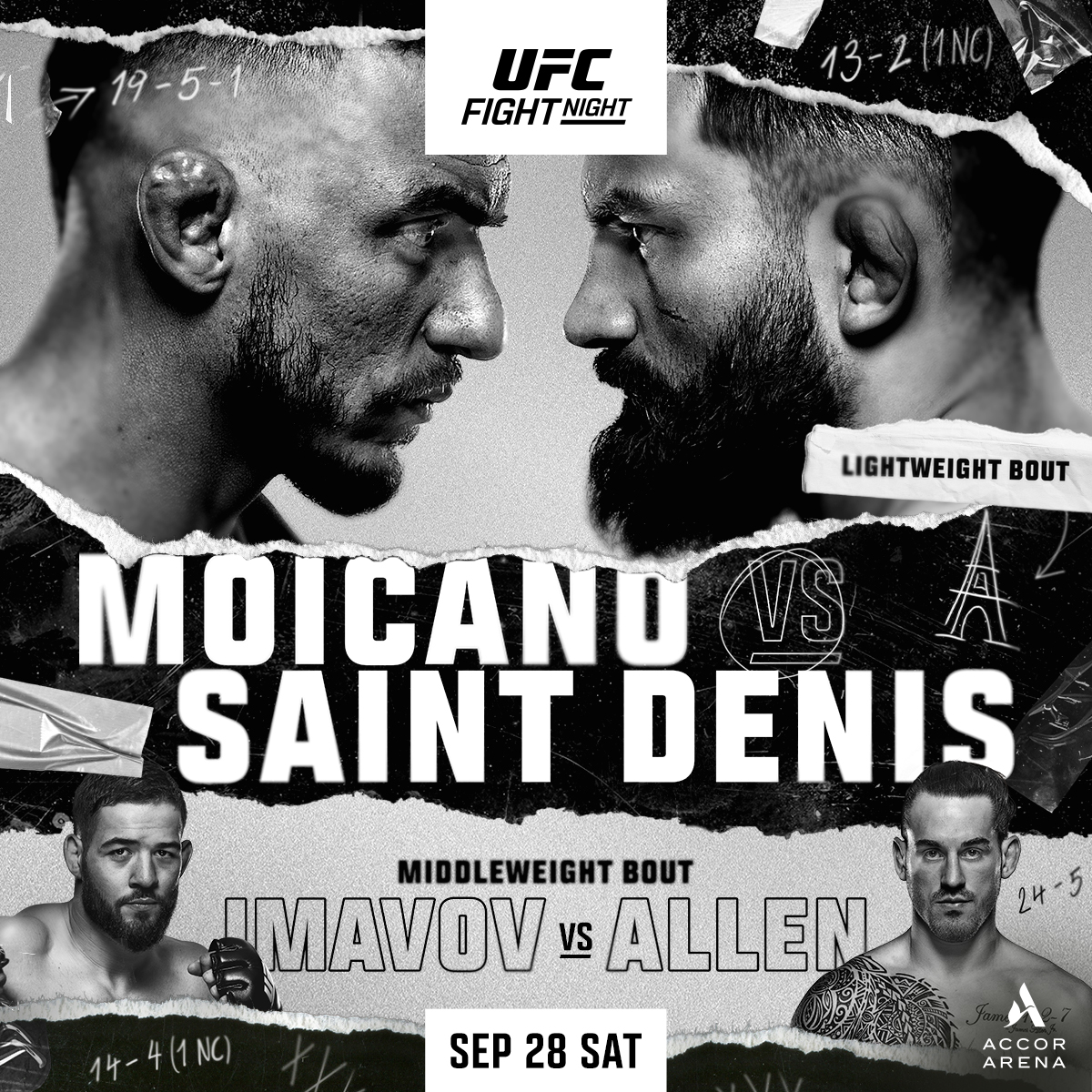 UFC on ESPN+ 101 - Paris - Poster et affiche