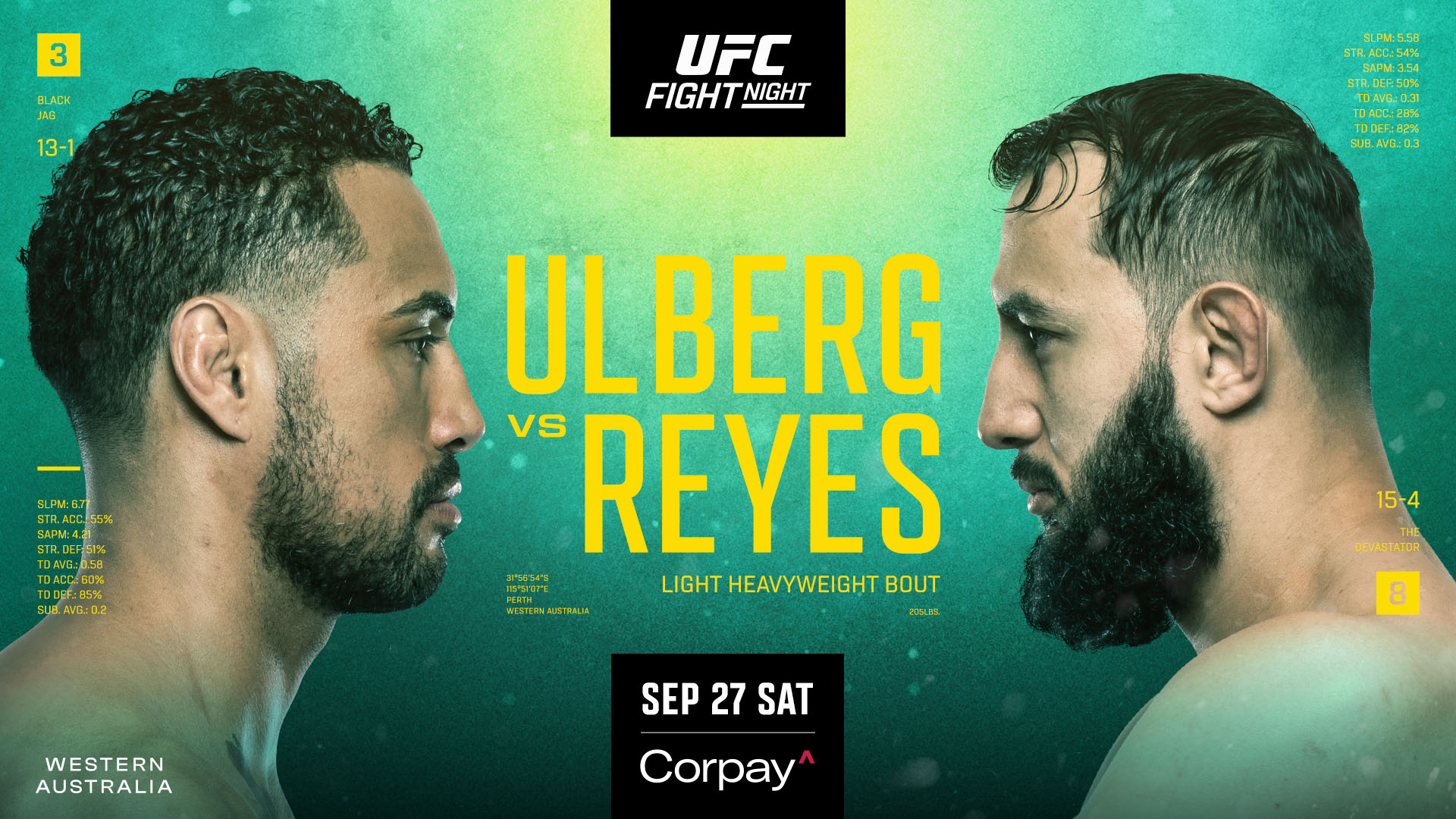 UFC on ESPN+ 118 - Perth - Poster et affiche
