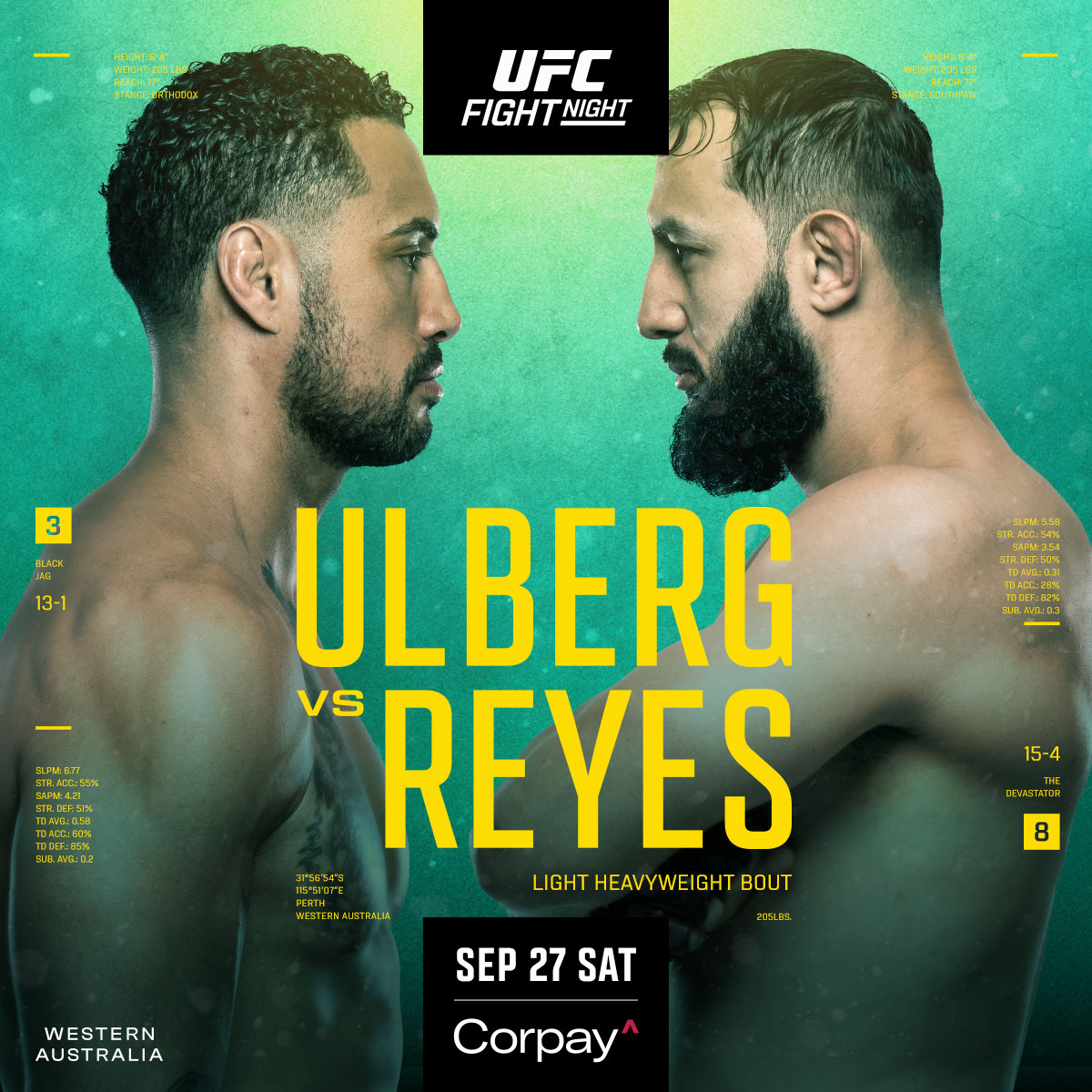 UFC on ESPN+ 118 - Perth - Poster et affiche