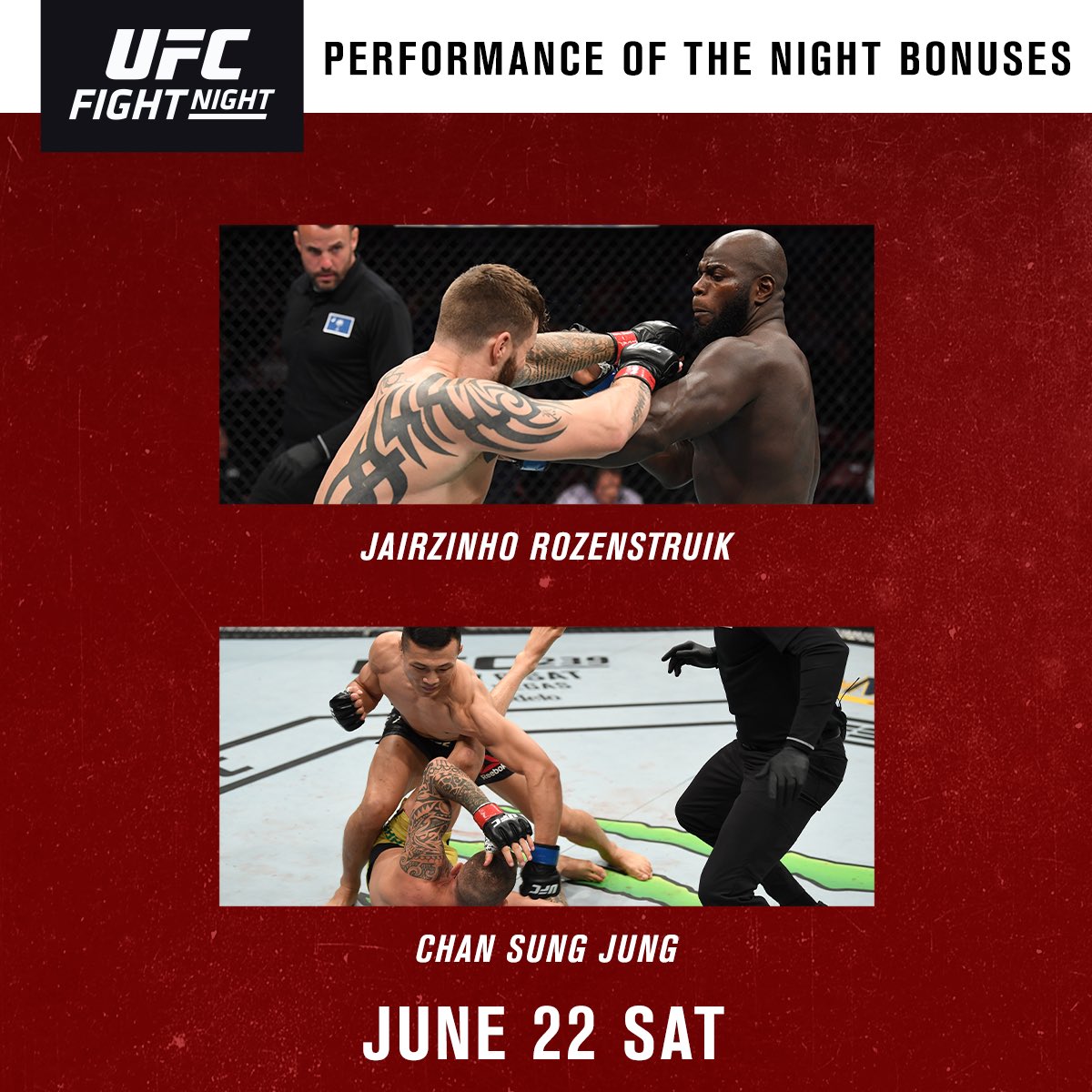 UFC Greenville : Bonus de la soirée