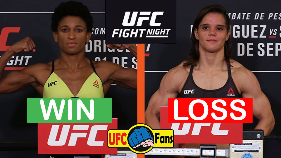 Angela Hill contre Ariane Carnelossi