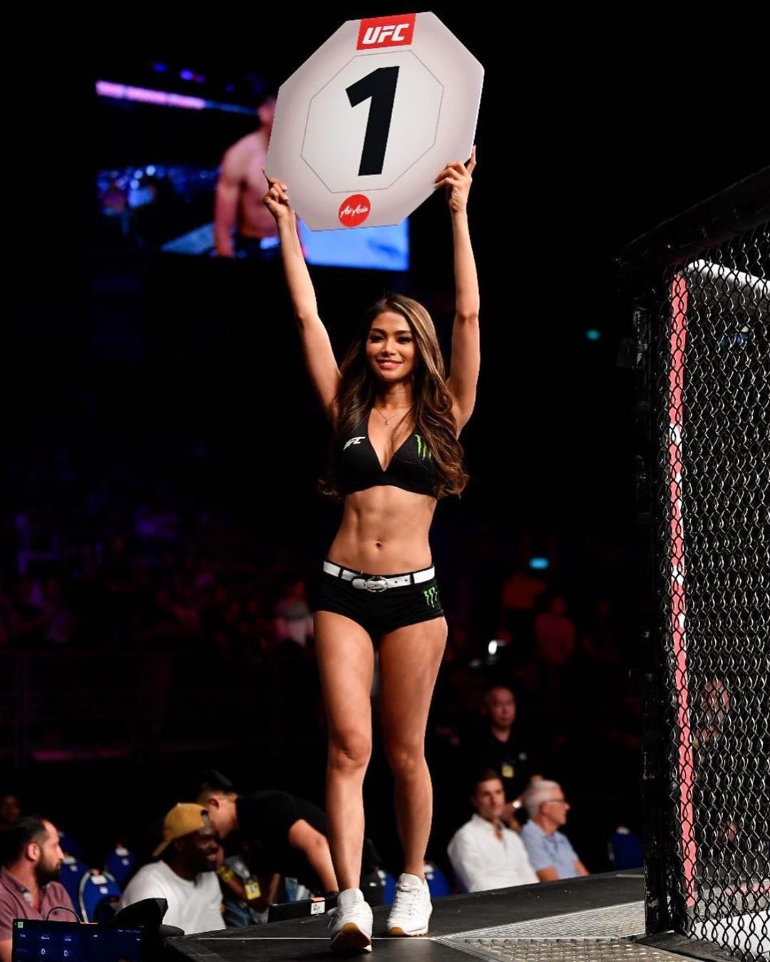 UFC Singapore Octagon girls