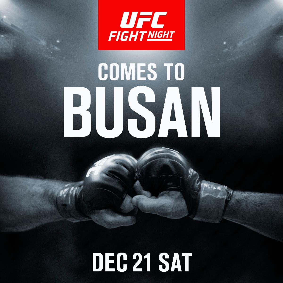 UFC on ESPN+ 23 - Busan - Poster et affiche