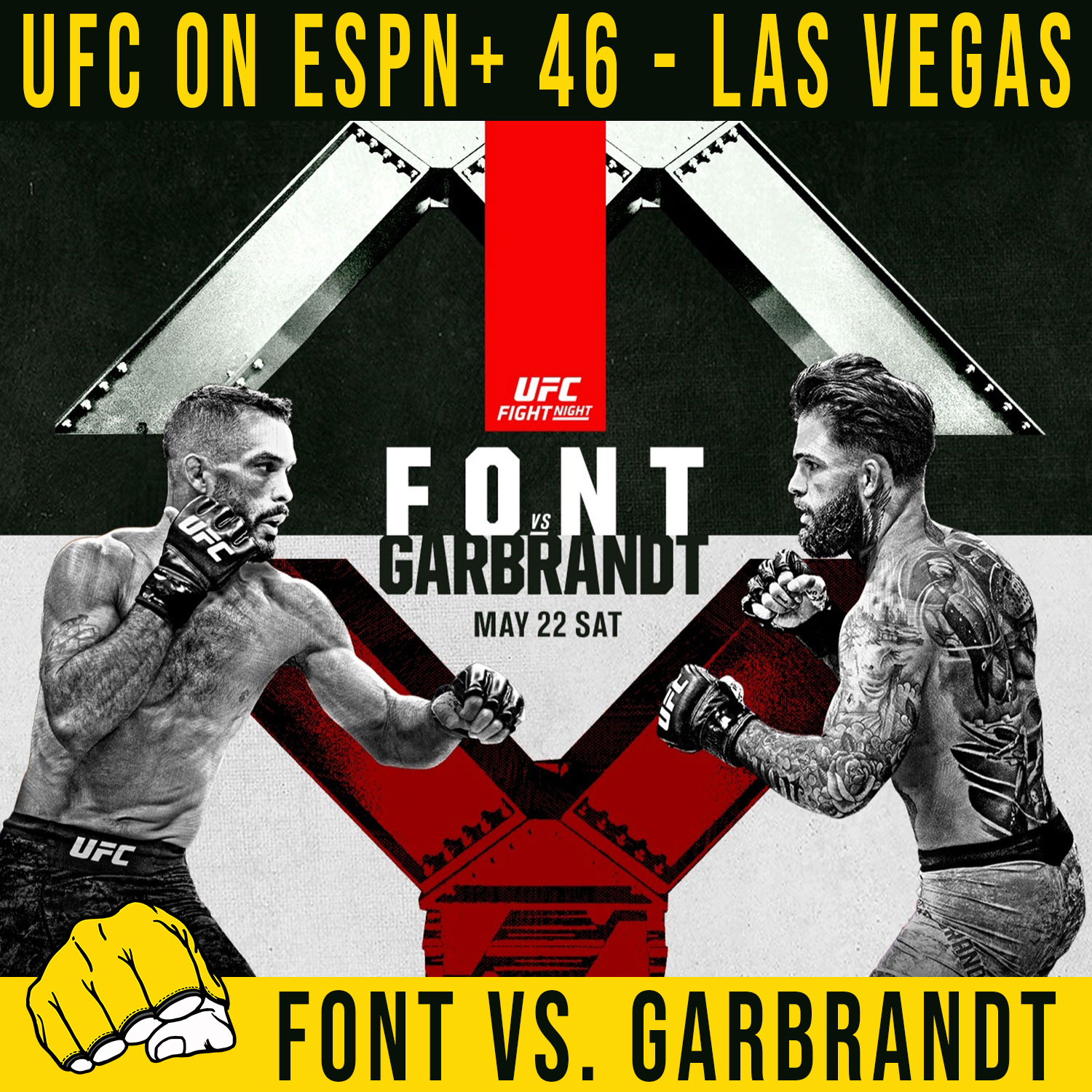 UFC on ESPN+ 46 - Las Vegas - Poster et affiche