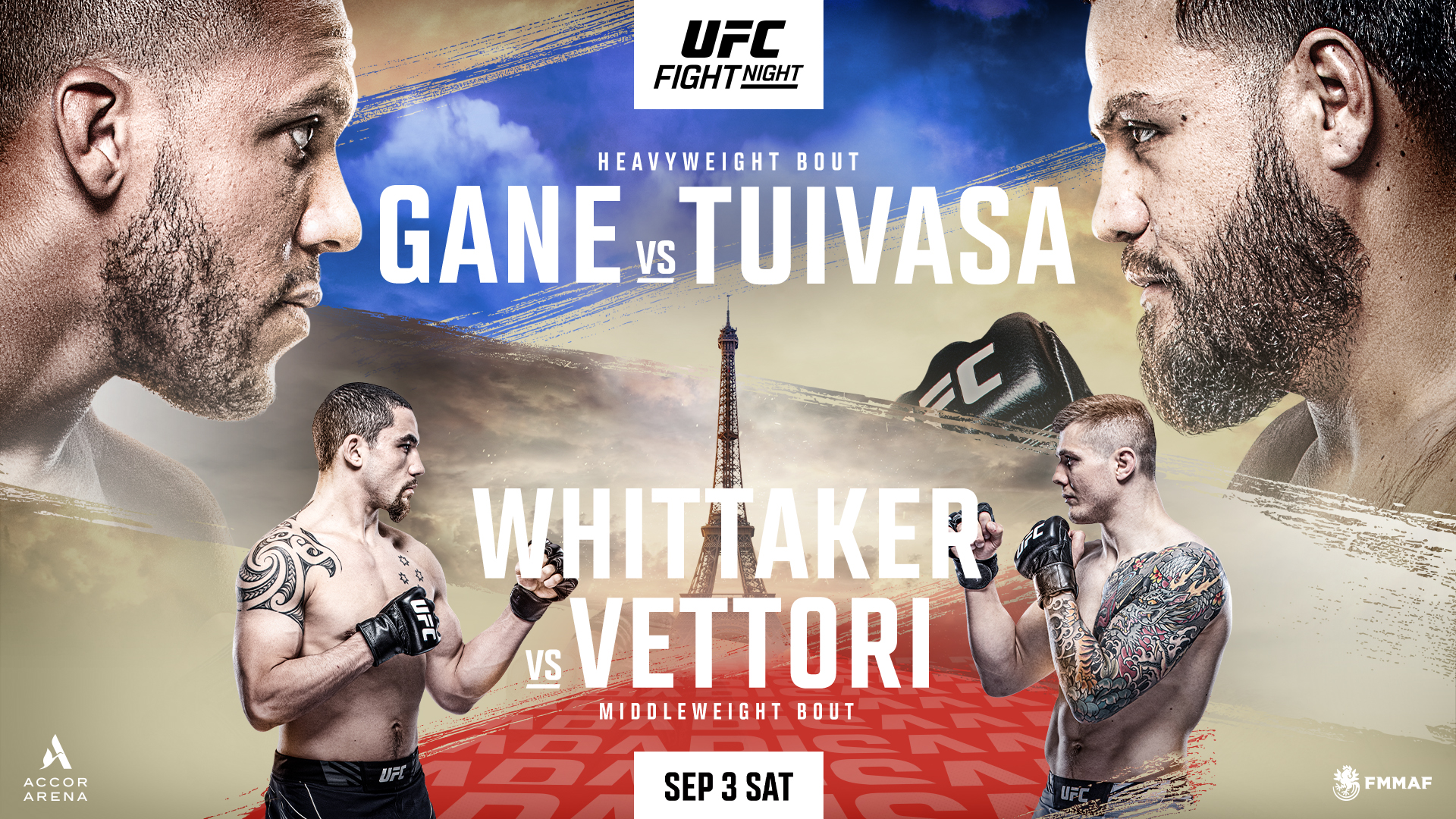 UFC on ESPN+ 67 - Paris - Poster et affiche