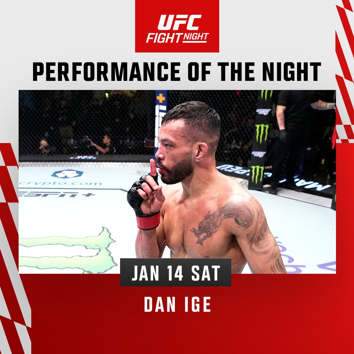 UFC on ESPN+ 75 - Bonus Dan Ige