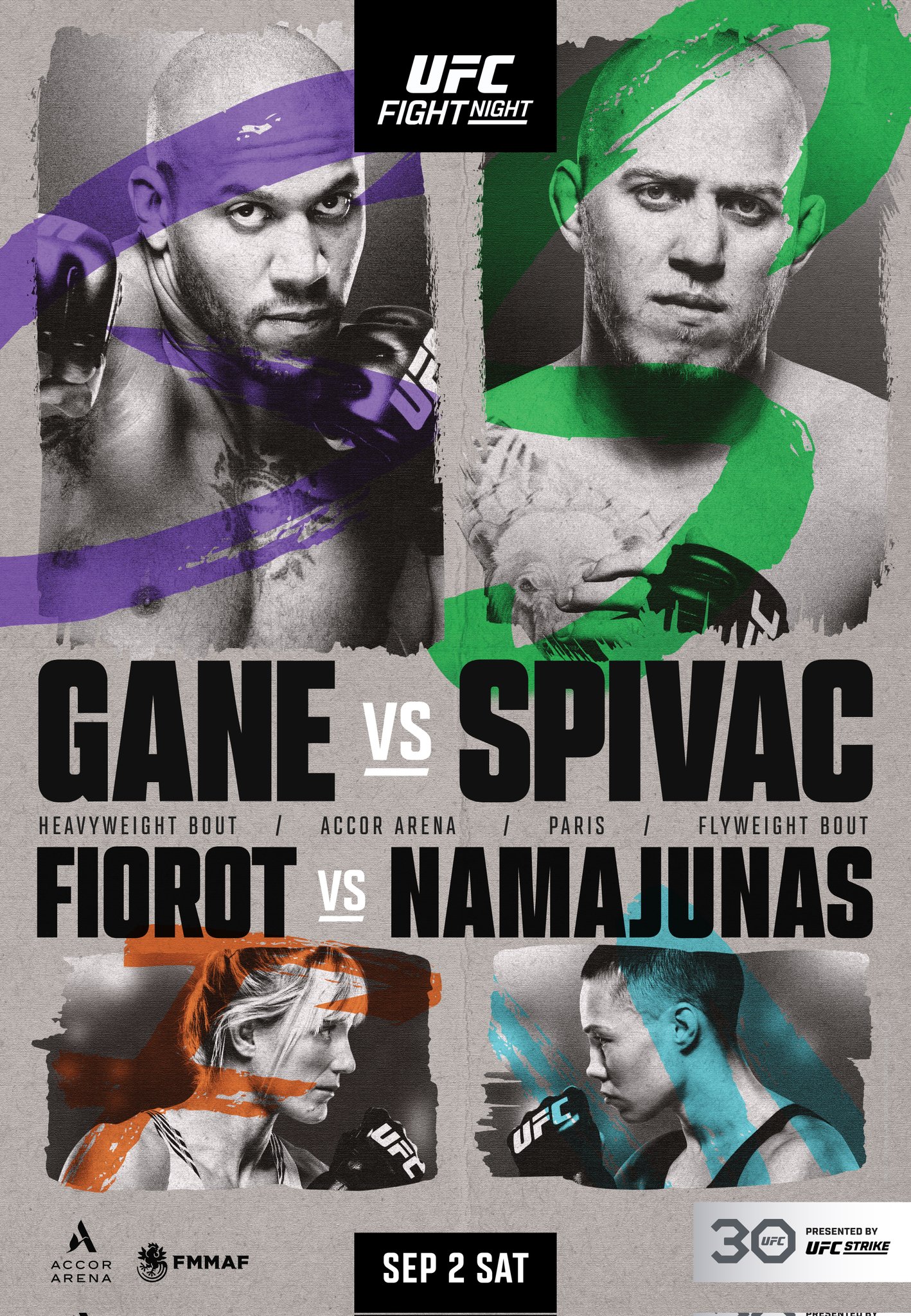 UFC on ESPN+ 84 - Paris - Poster et affiche