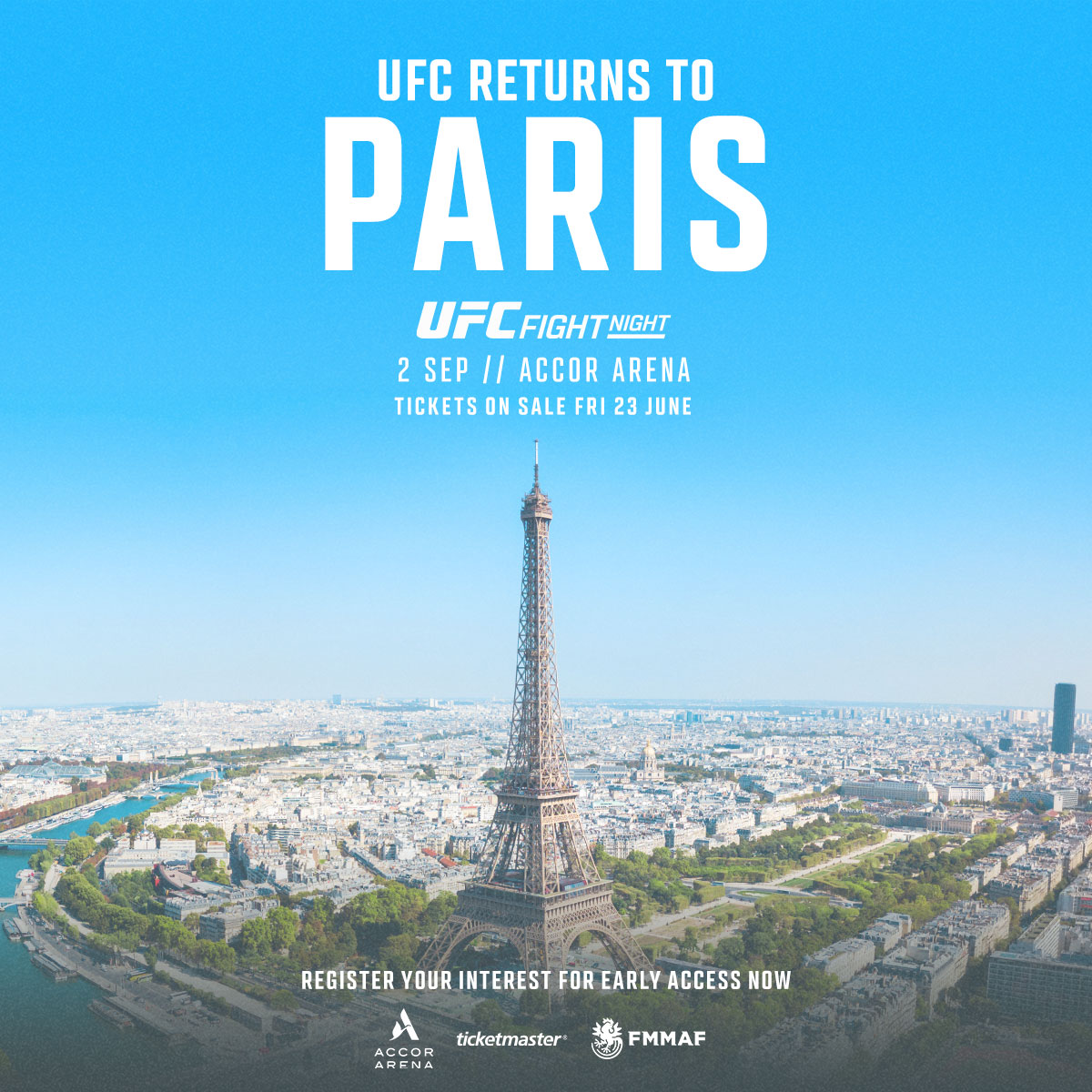 UFC on ESPN+ 84 - Paris - Poster et affiche