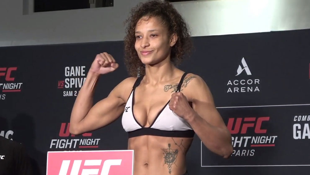 UFC Paris la pesée offcielle : Jacqueline Cavalcanti