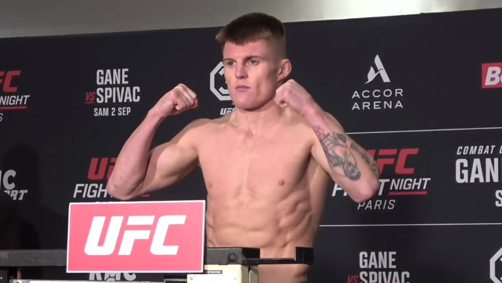 UFC Paris la pesée offcielle : Caolan Loughran