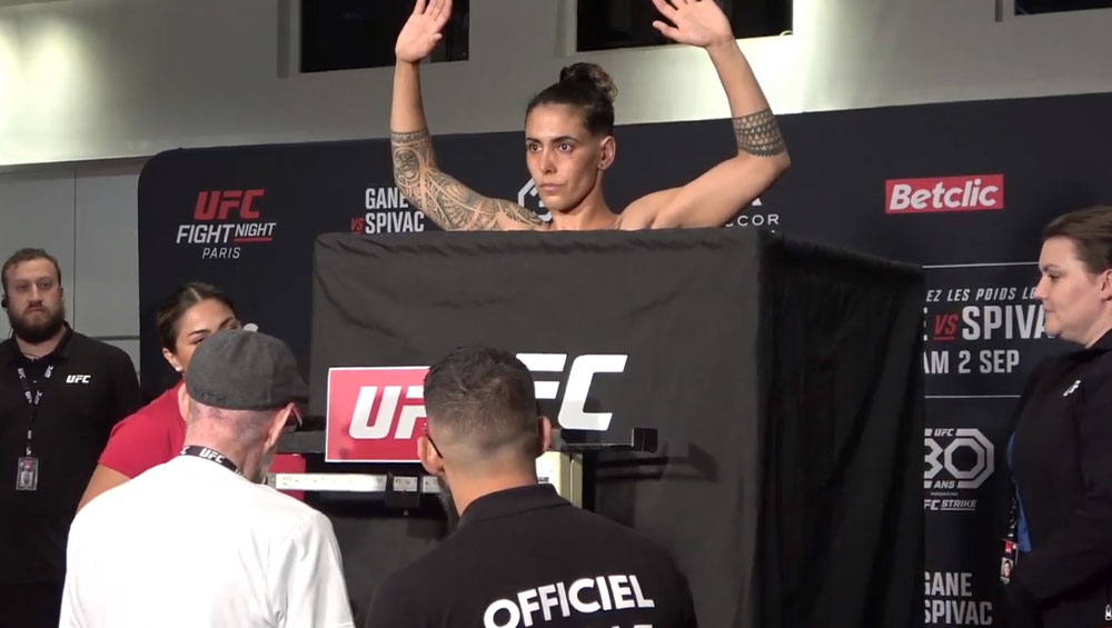 UFC Paris la pesée offcielle : Nora Cornolle