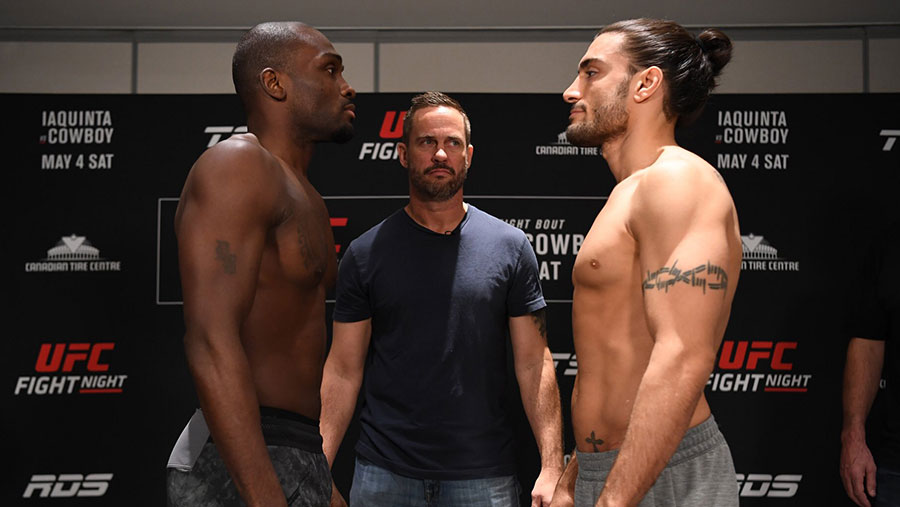 Derek Brunson contre Elias Theodorou