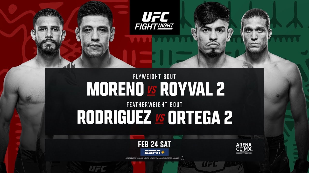 UFC on ESPN+ 95 - Mexico City - Poster et affiche