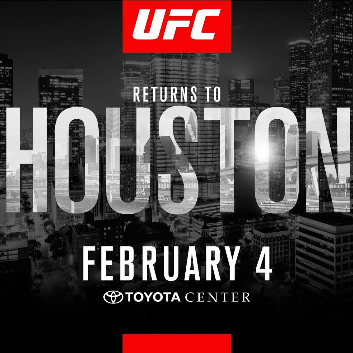 Poster/affiche UFC Fight Night 104 - Houston