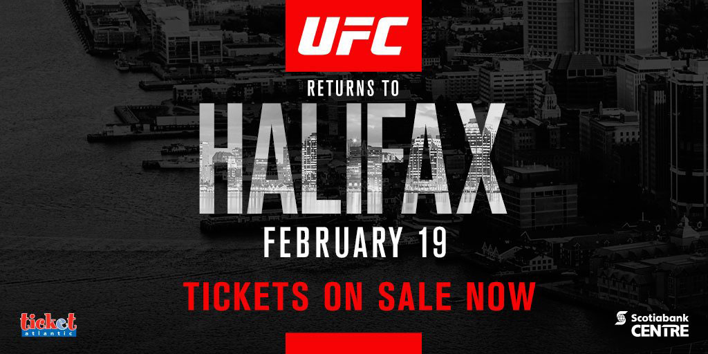 Poster/affiche UFC Fight Night 105 - Halifax