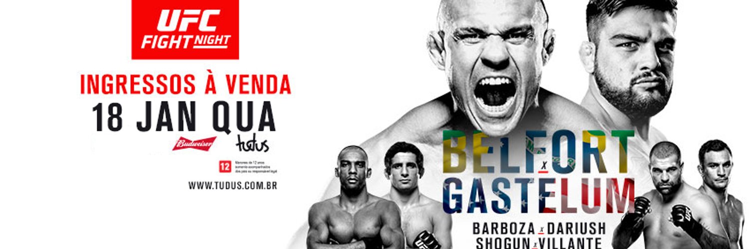 Poster/affiche UFC Fight Night 106 - Fortaleza