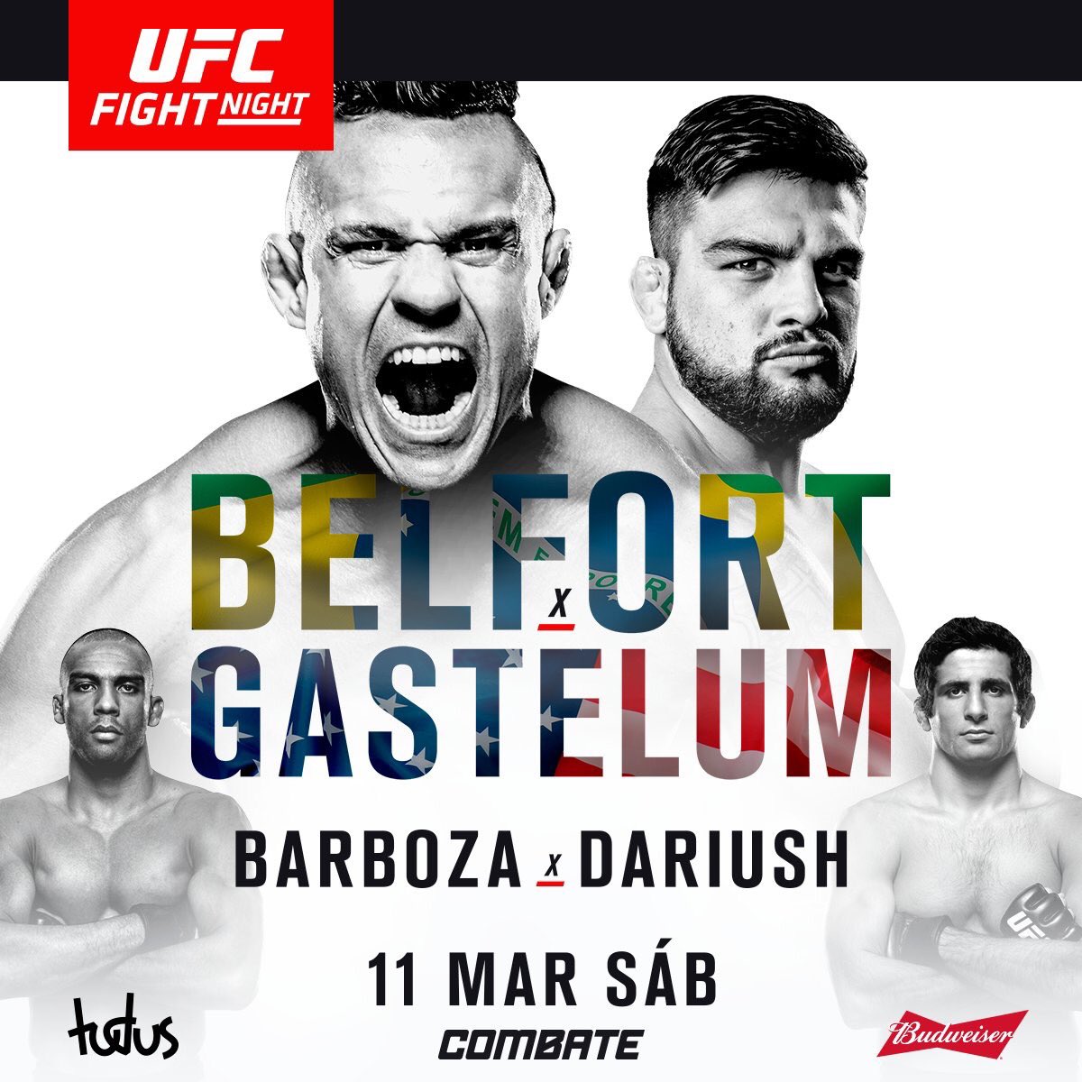 Poster/affiche UFC Fight Night 106 - Fortaleza