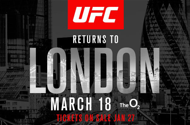 Poster/affiche UFC Fight Night 107 - Londres