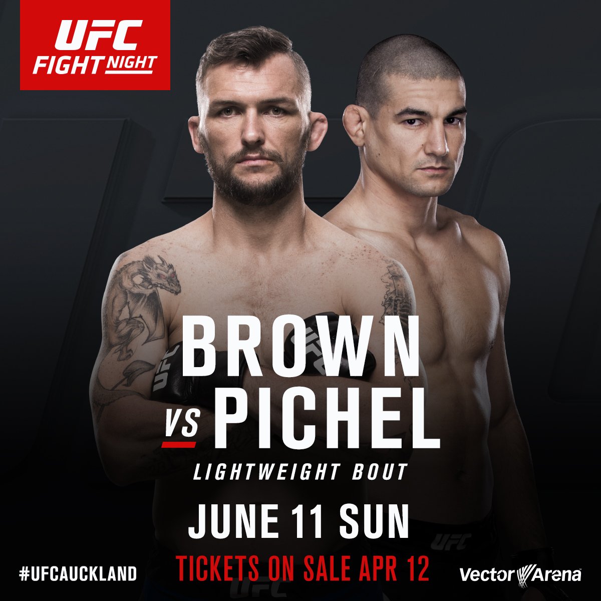 Poster/affiche UFC Fight Night 110- Auckland