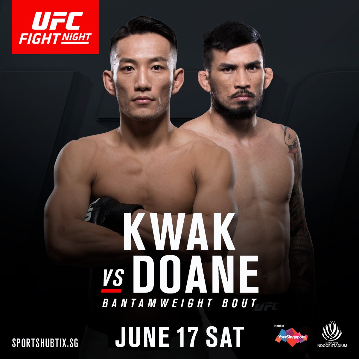 Poster/affiche UFC Fight Night 111 - Singapoure