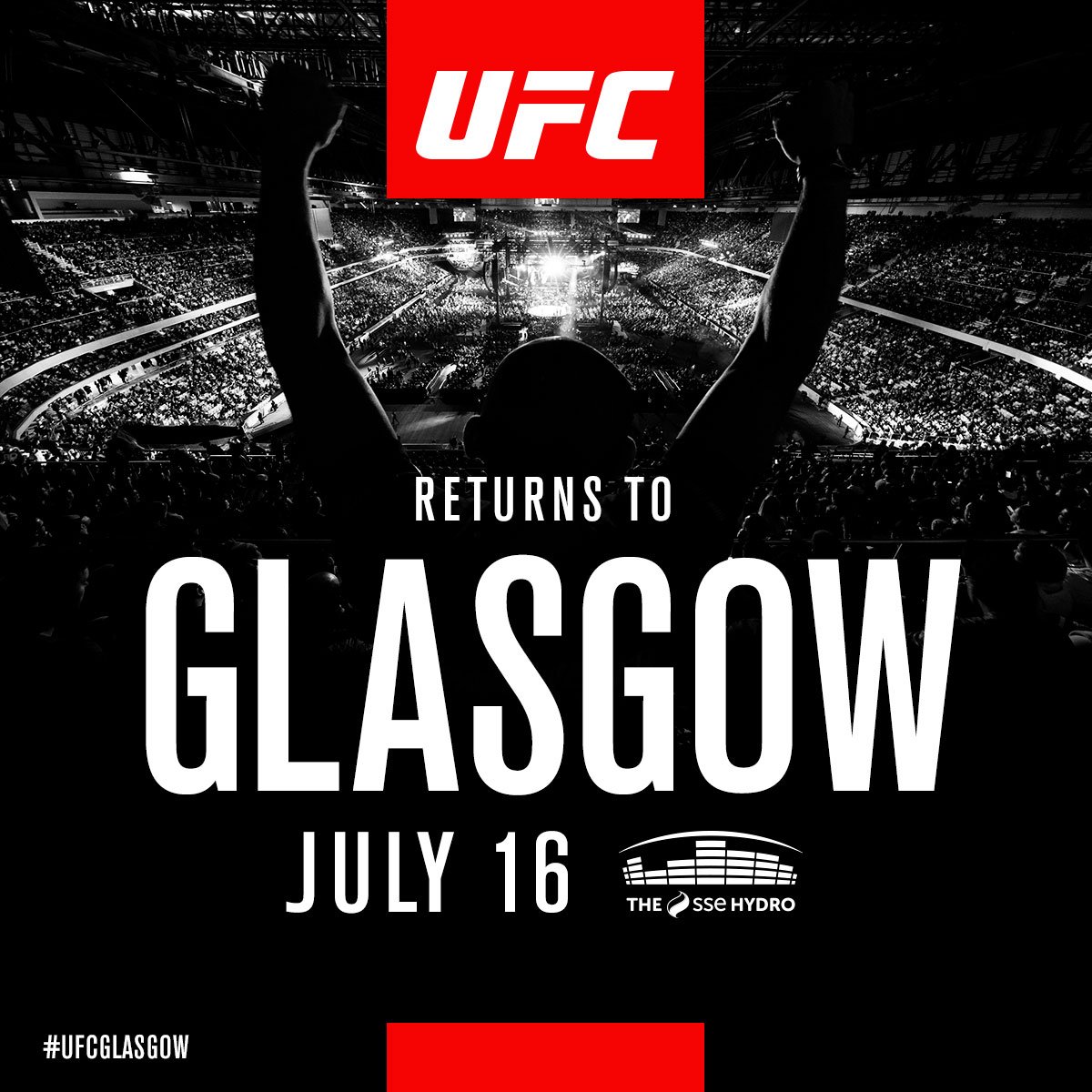 Poster/affiche UFC Fight Night 113 - Glasgow