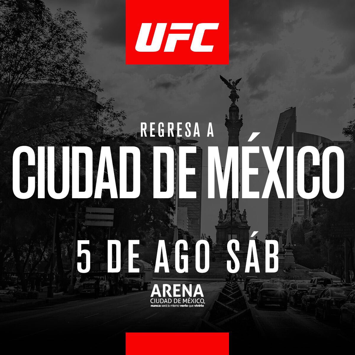 Poster/affiche UFC Fight Night 114 - Mexico City