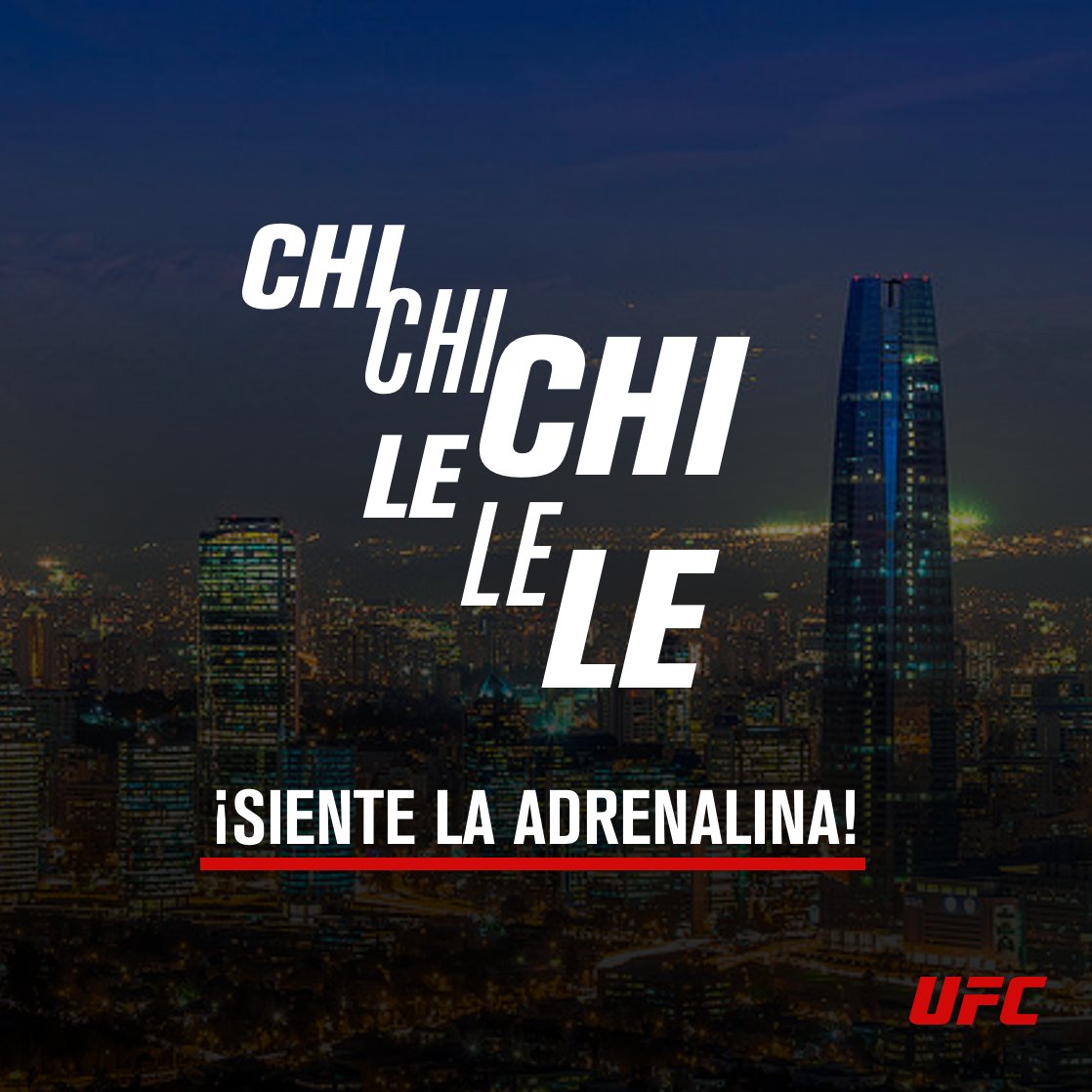 Poster/affiche UFC Santiago Chili