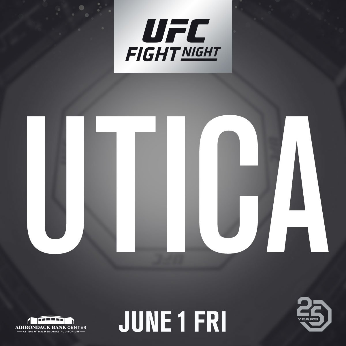 Poster/affiche UFC Utica