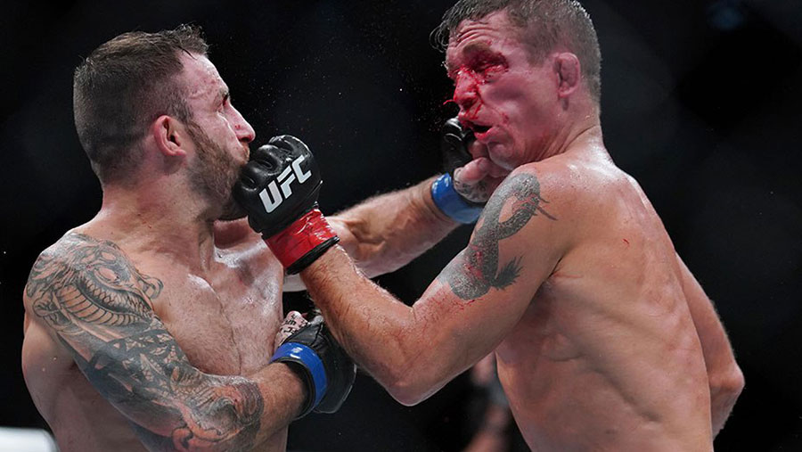 Darren Elkins contre Alexander Volkanovski