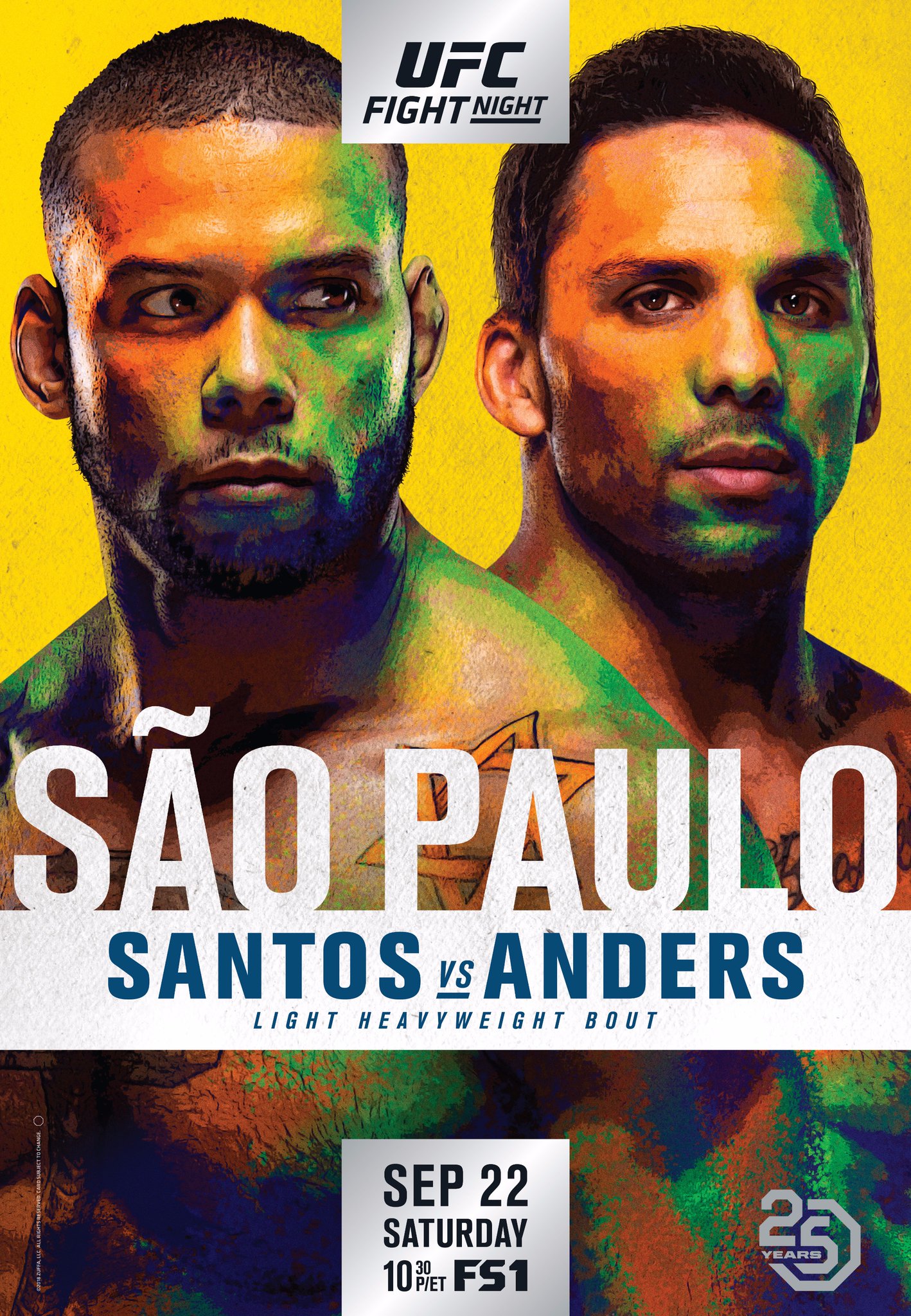 Poster/affiche UFC Sao Paulo