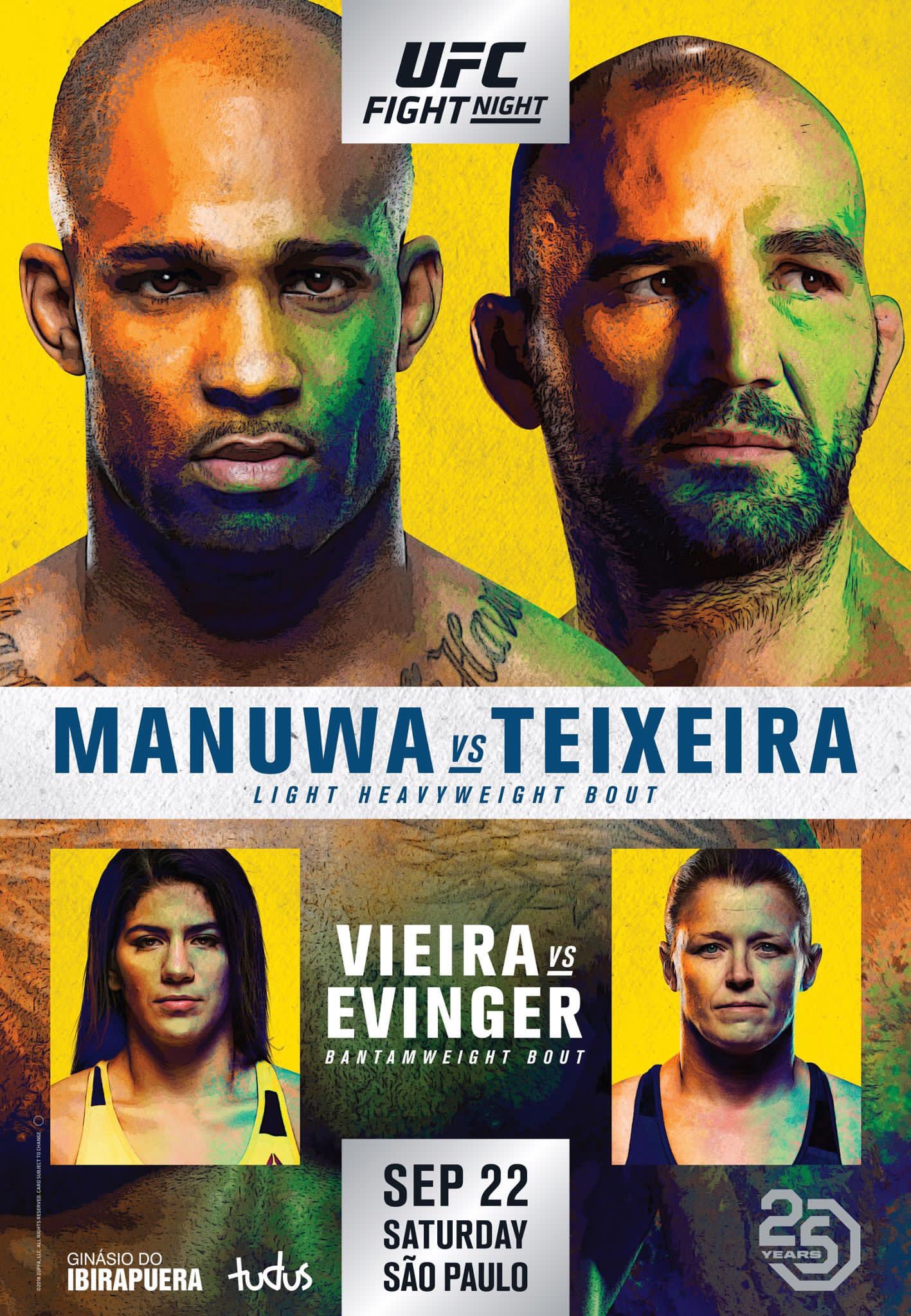 Poster/affiche UFC Sao Paulo