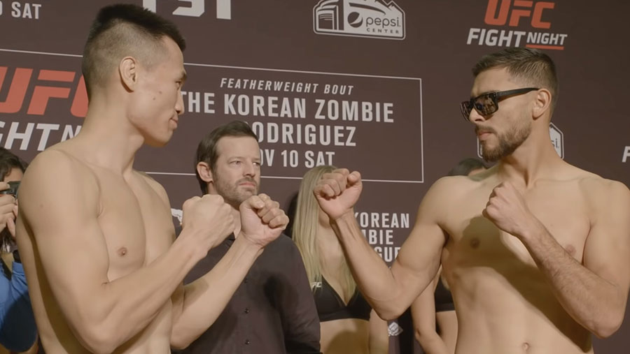 UFC Fight Night 139 - Chan Sung Jung contre Yair Rodriguez