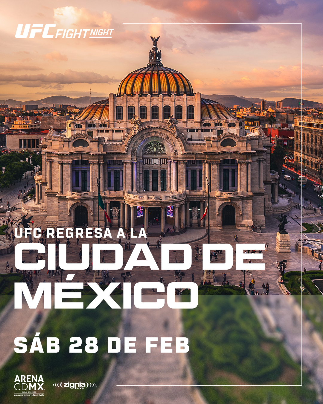 UFC Fight Night 268 - Mexico - Poster et affiche