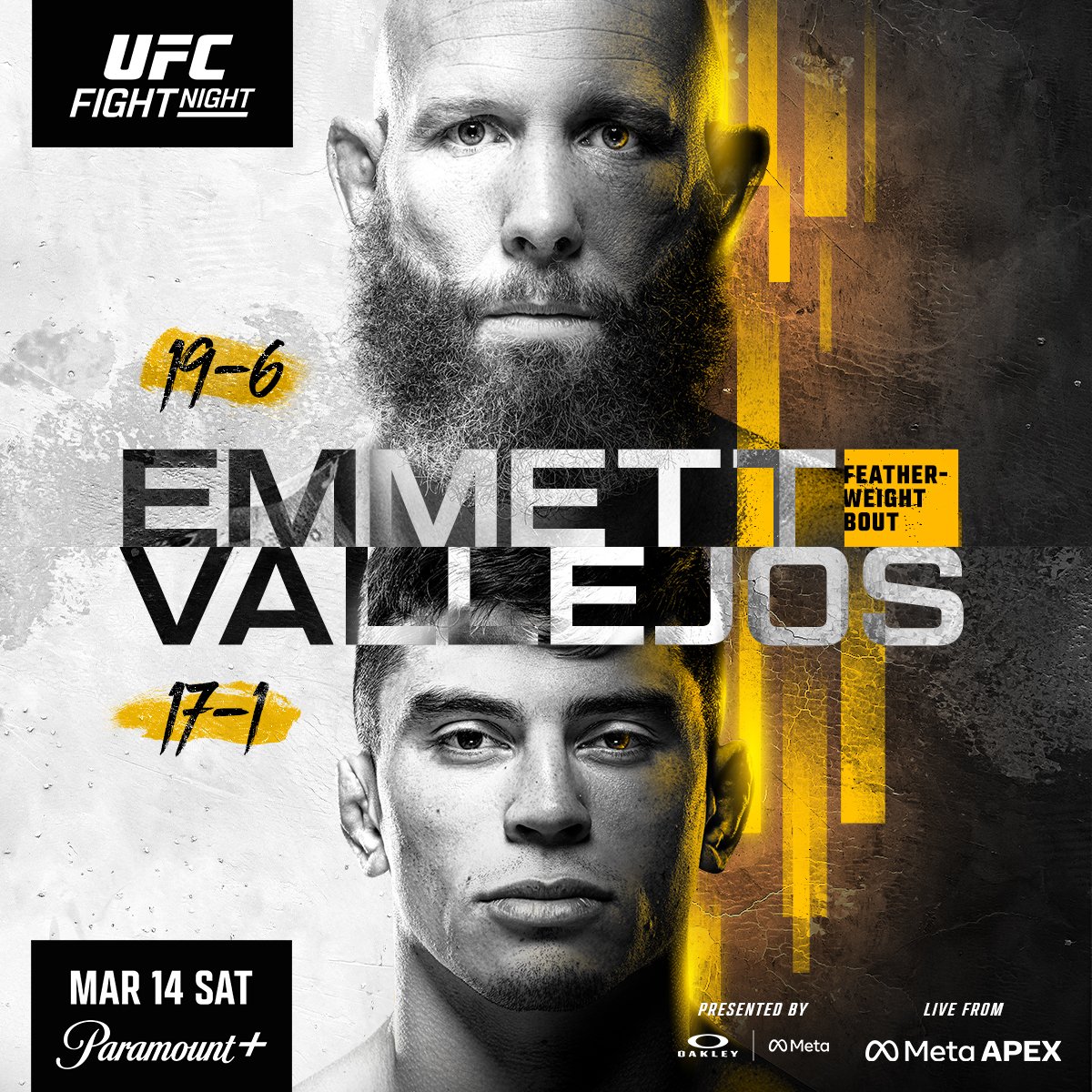 UFC Fight Night 269 - Las Vegas - Poster et affiche
