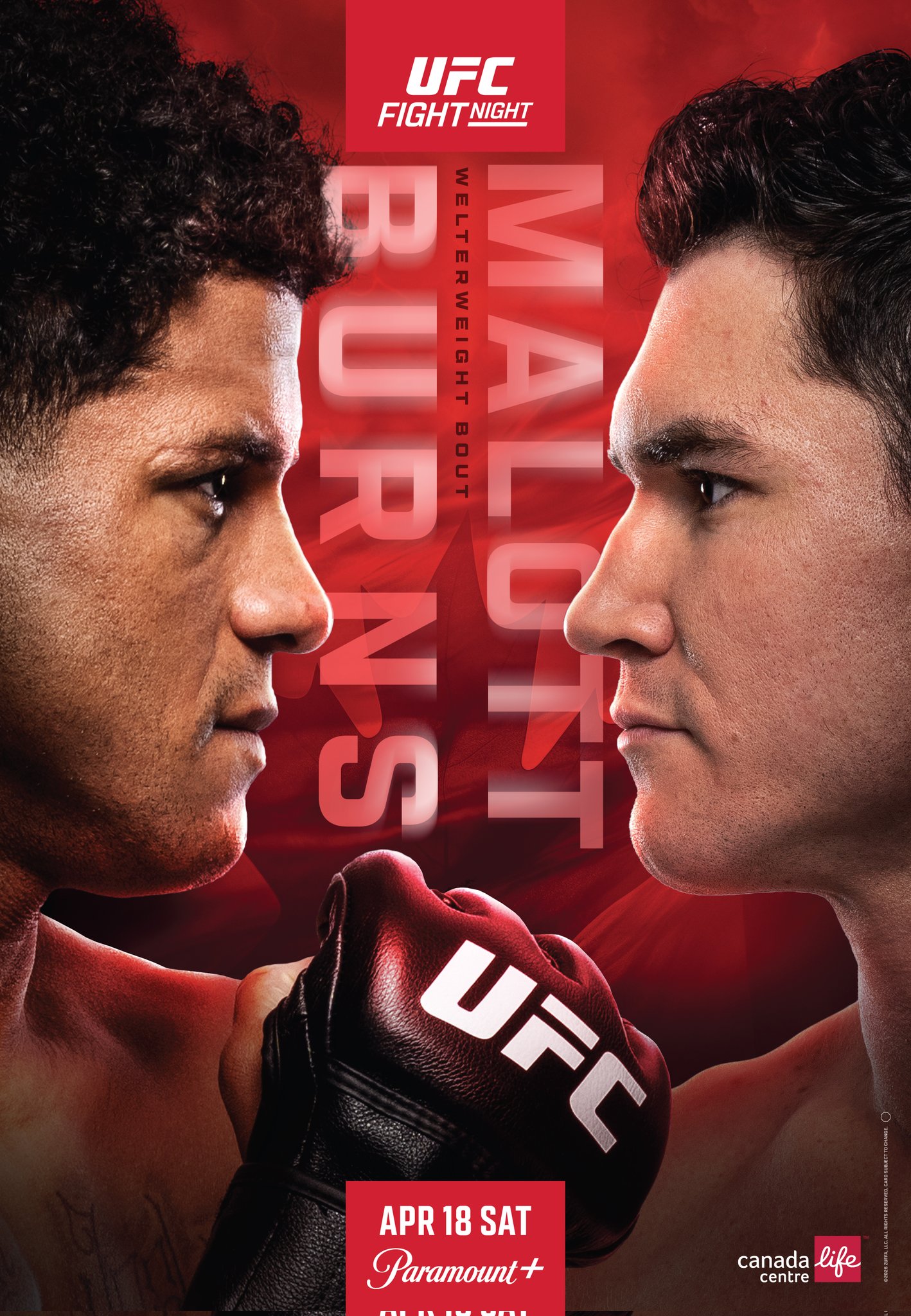 UFC Fight Night 273 - Winnipeg - Poster et affiche