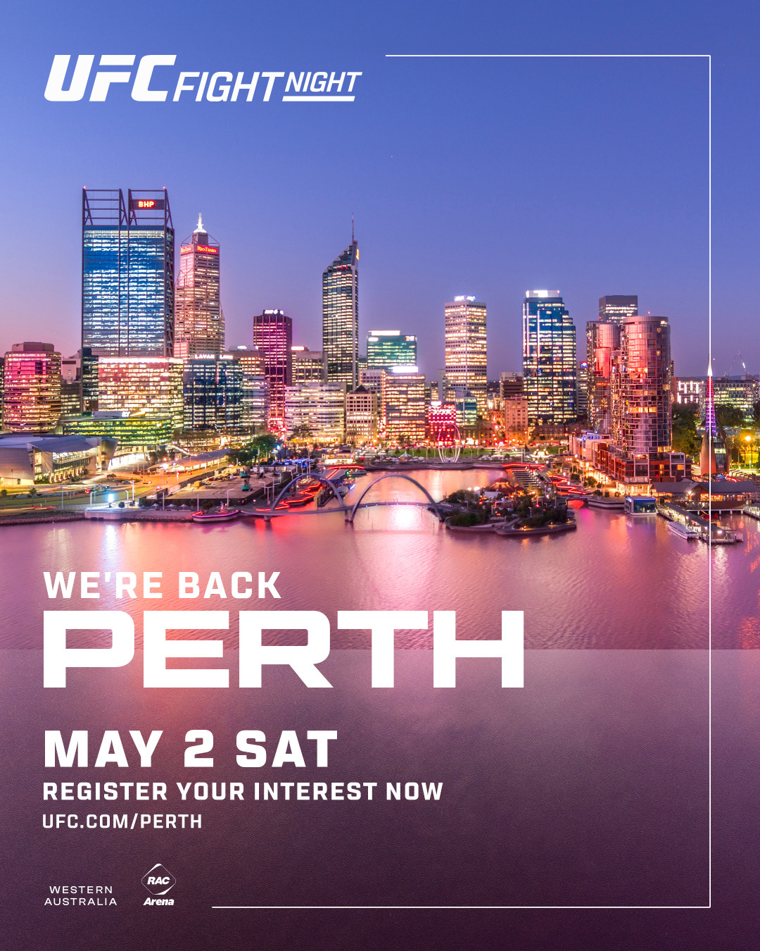 UFC Fight Night 275 - Perth - Poster et affiche