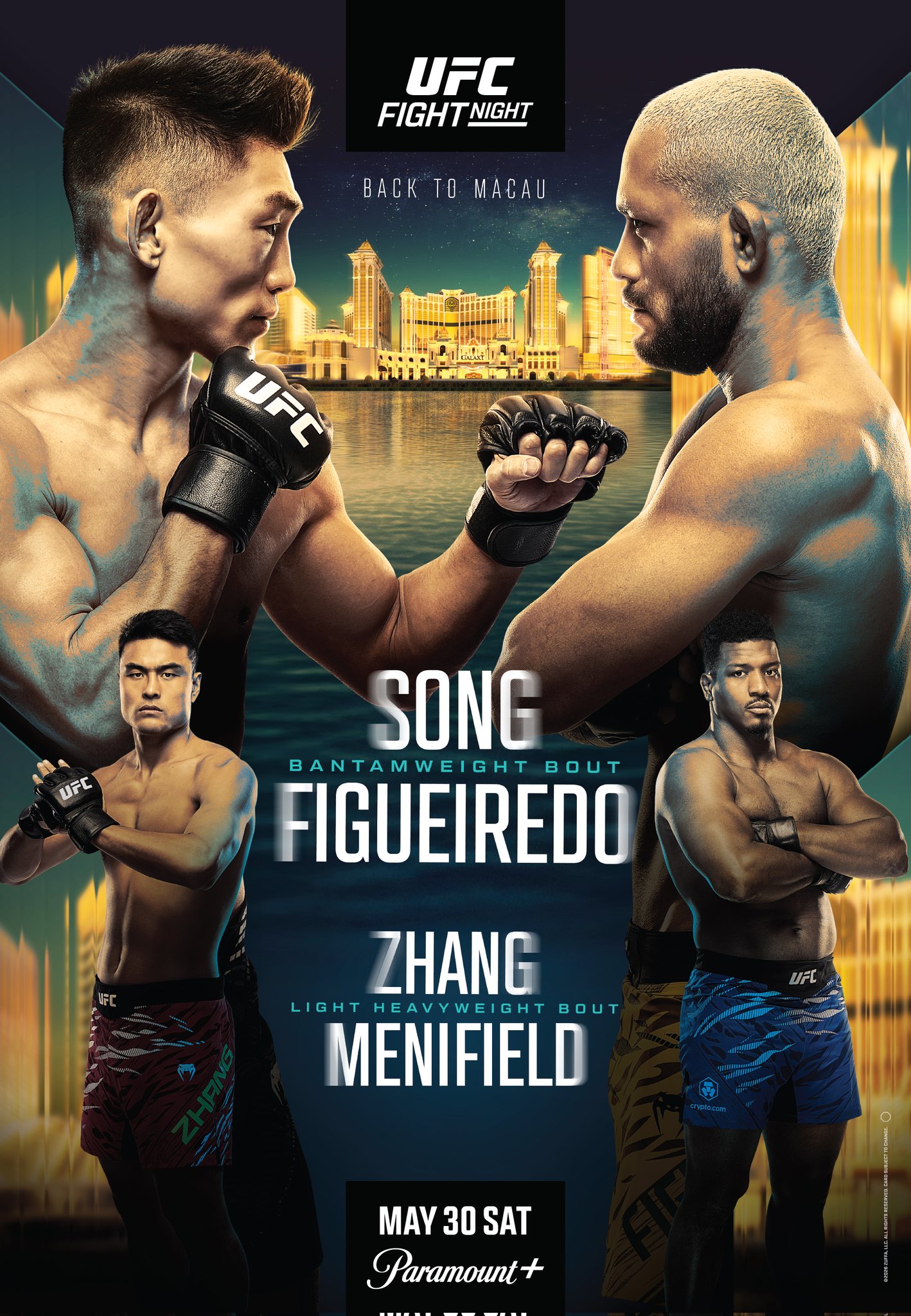 UFC Fight Night 277 - Macau - Poster et affiche