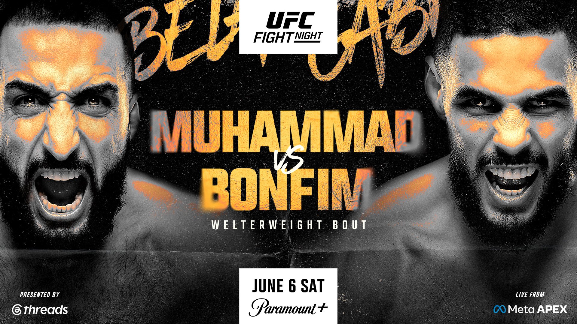 UFC Fight Night 278 - Las Vegas - Poster et affiche