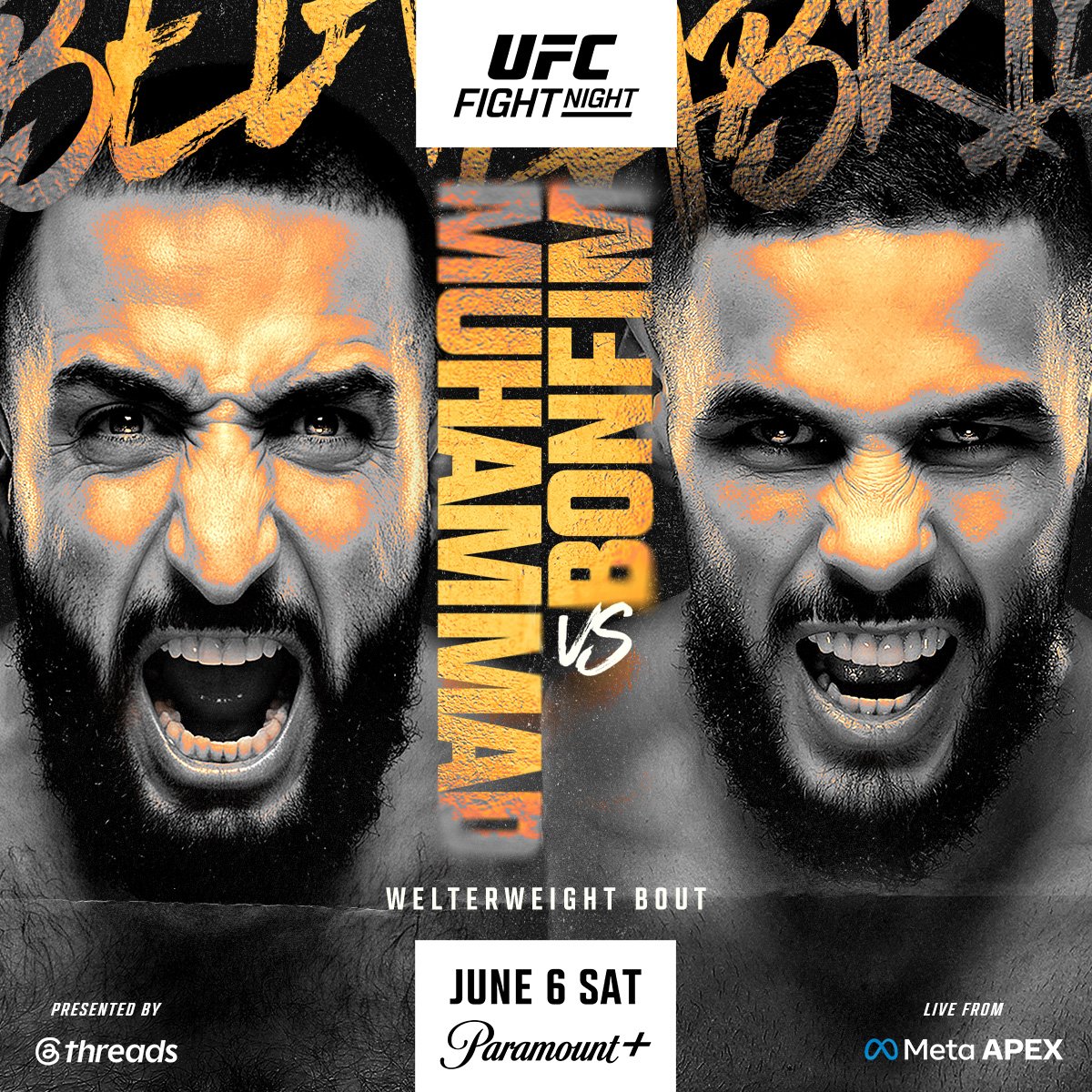 UFC Fight Night 278 - Las Vegas - Poster et affiche