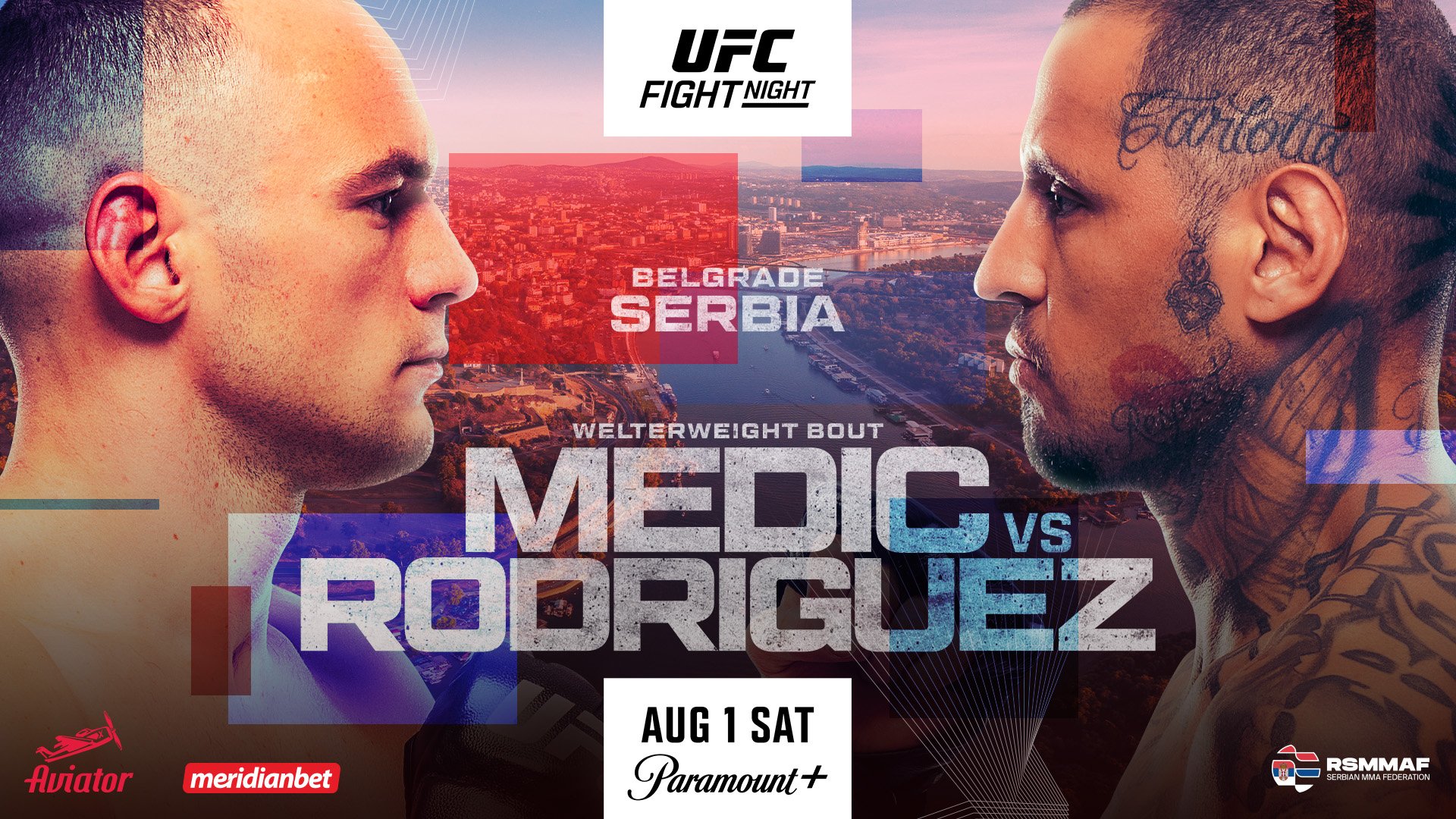 UFC Fight Night 283 - Belgrade - Poster et affiche