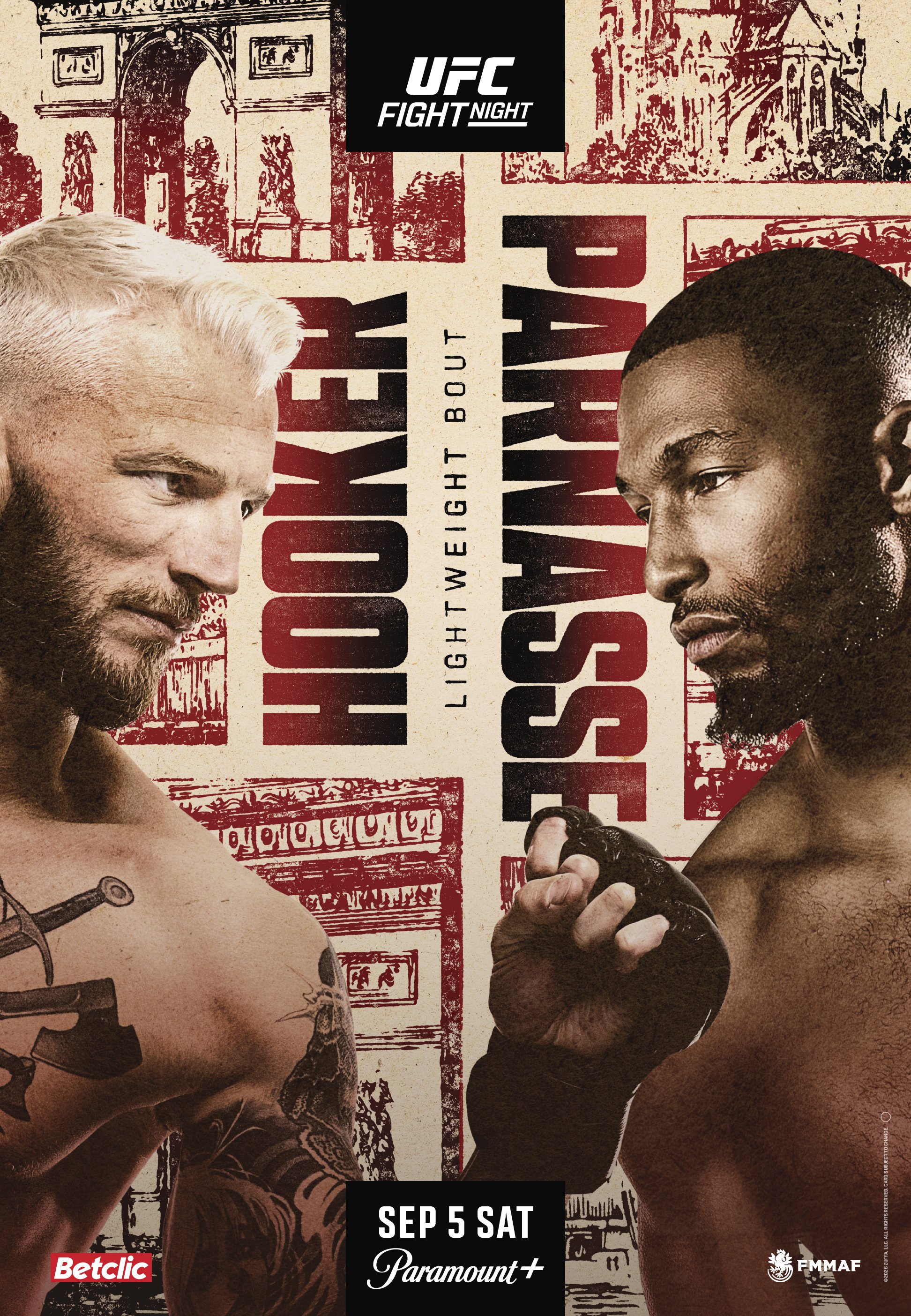 UFC Fight Night 287 - Paris - Poster et affiche