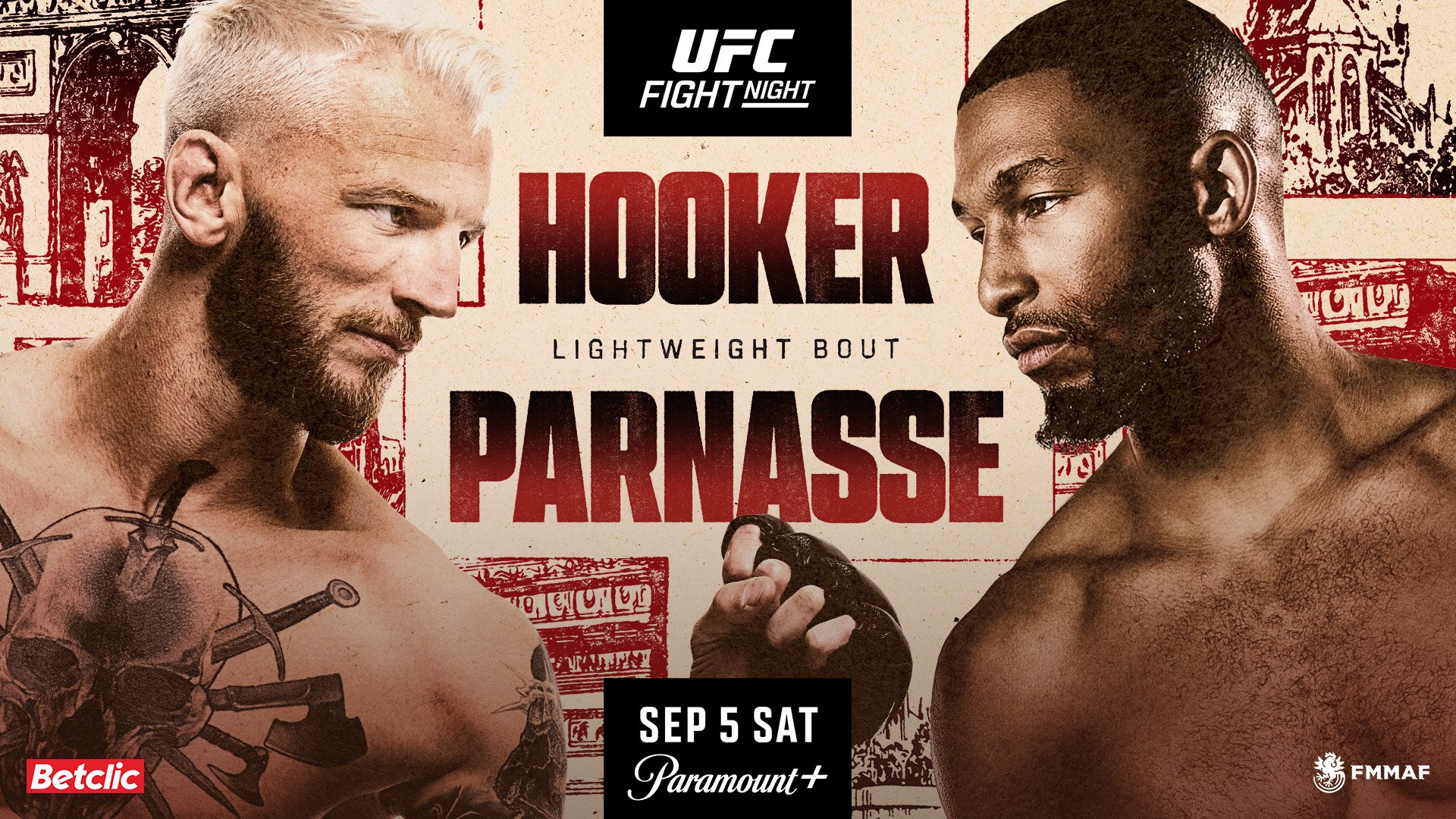 UFC Fight Night 287 - Paris - Poster et affiche