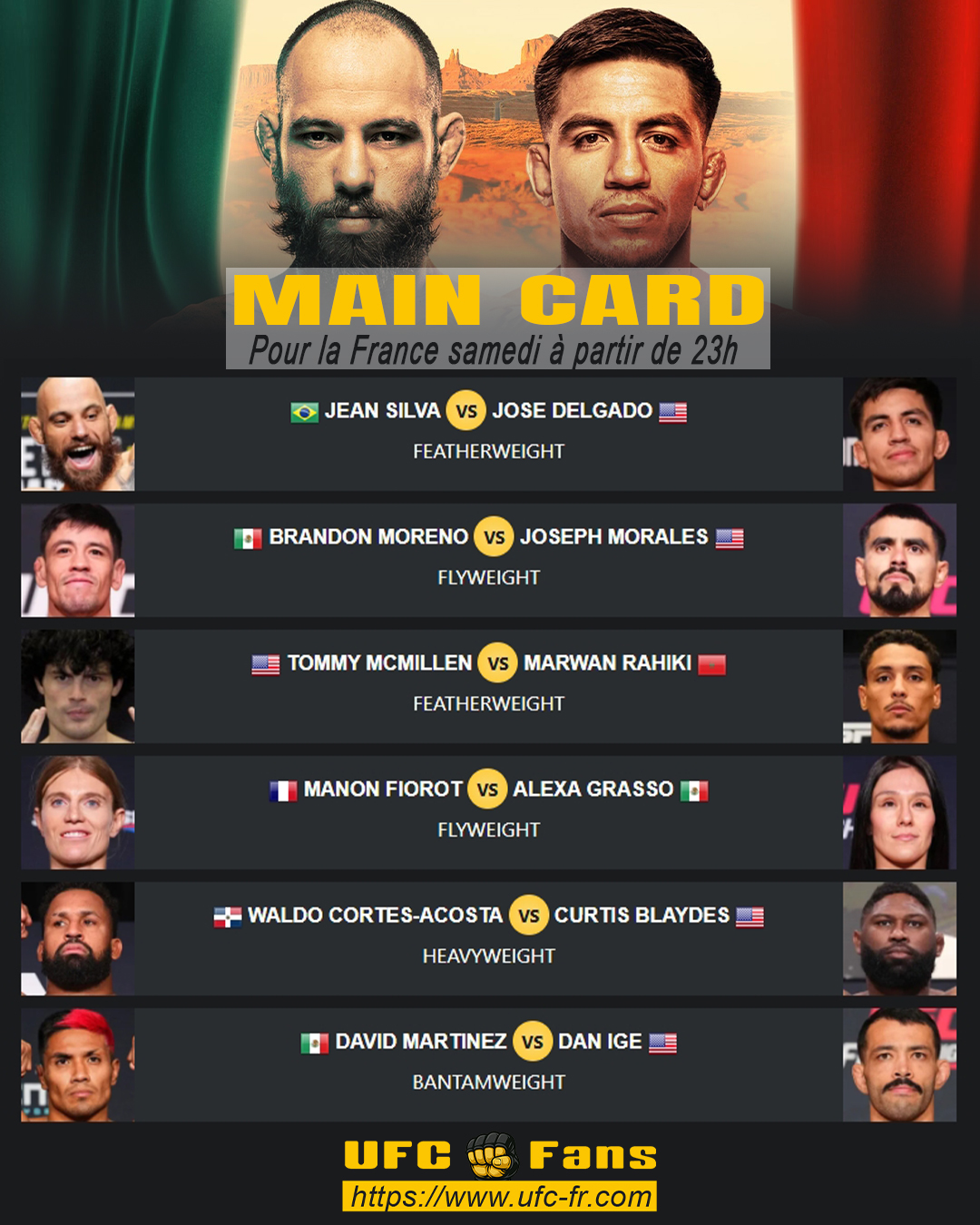 Diffusion Jean Silva vs Jose Delgado