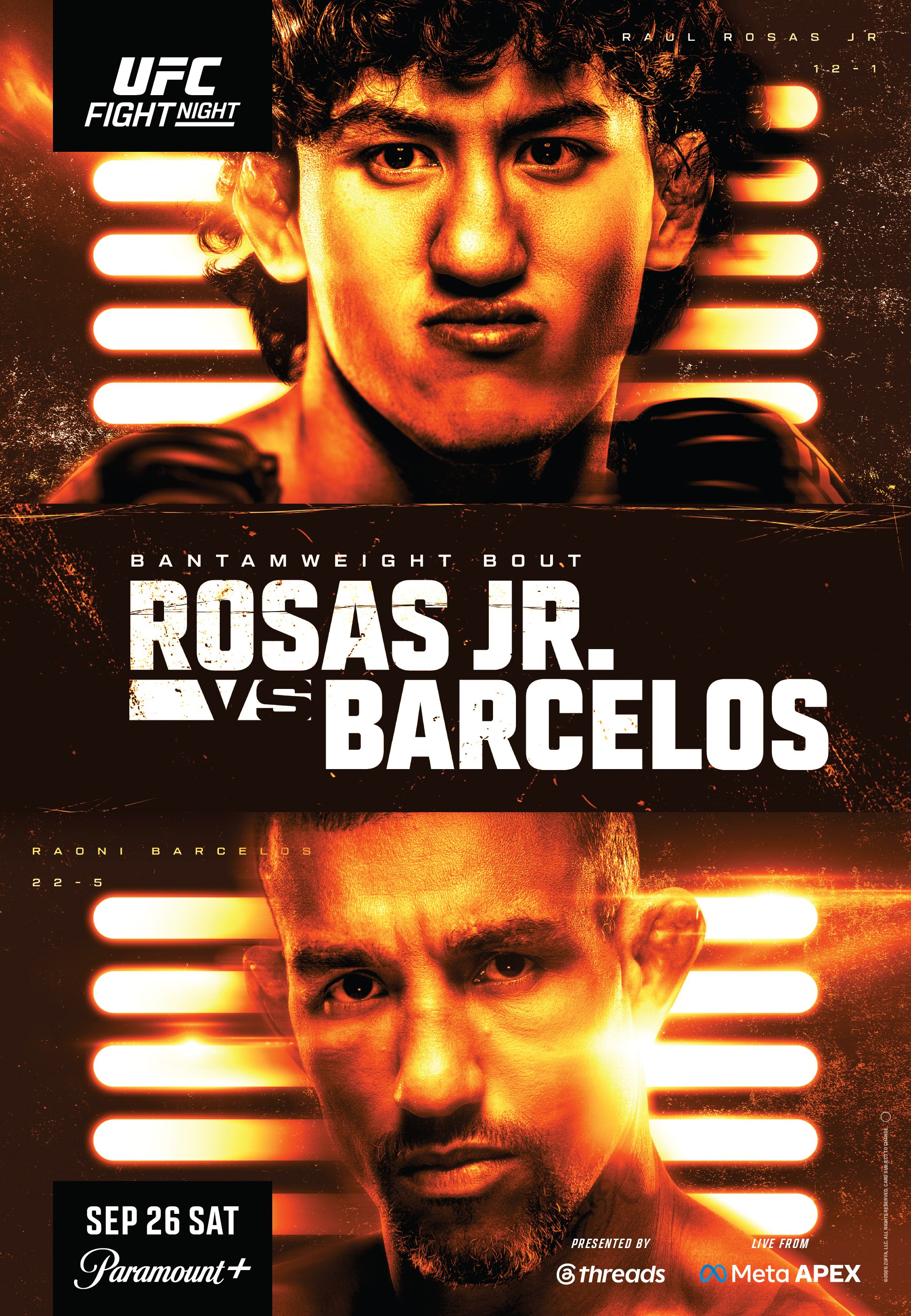 UFC Fight Night 289 - Las Vegas - Poster et affiche