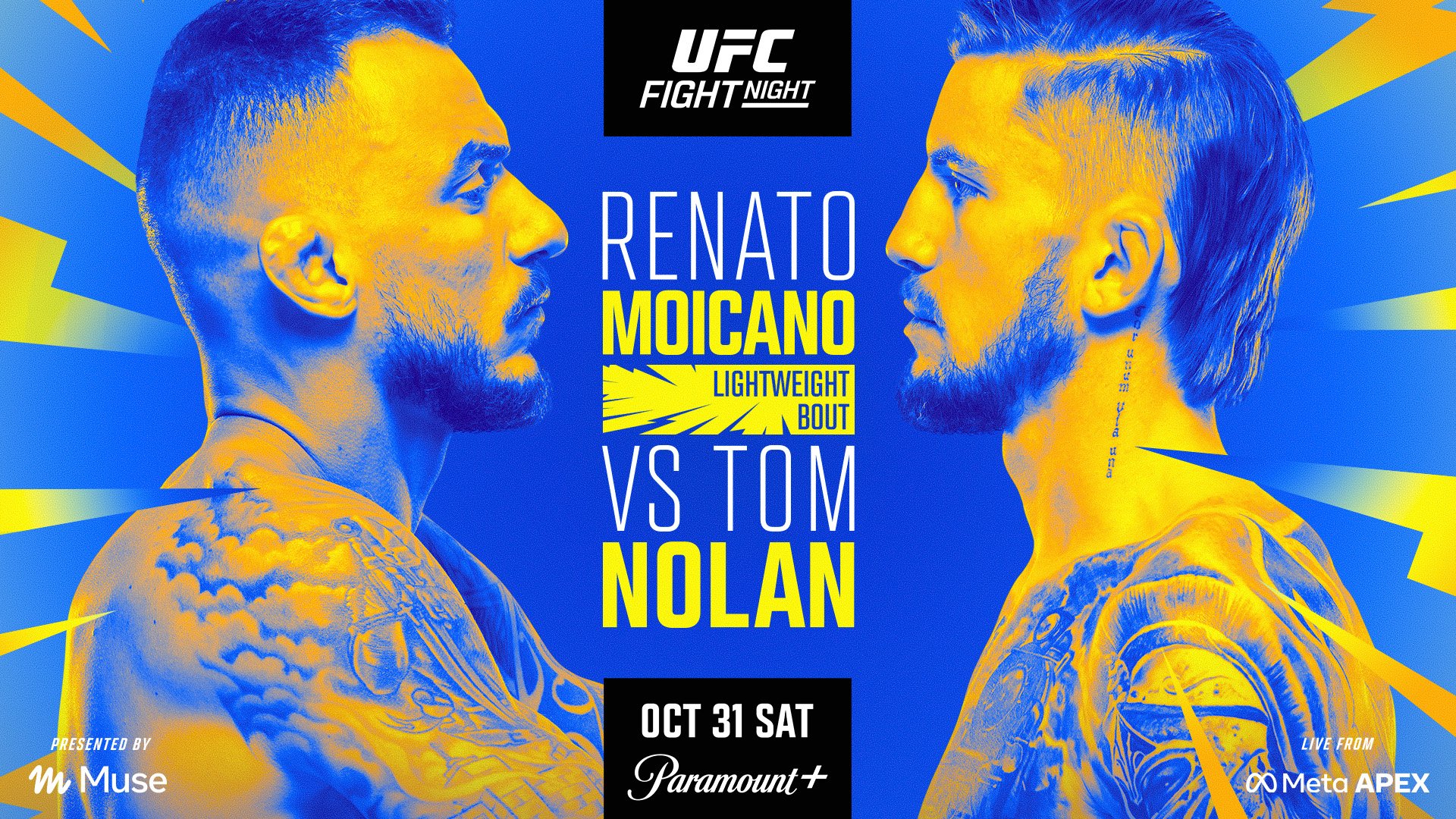 UFC Fight Night 292 - Las Vegas - Poster et affiche