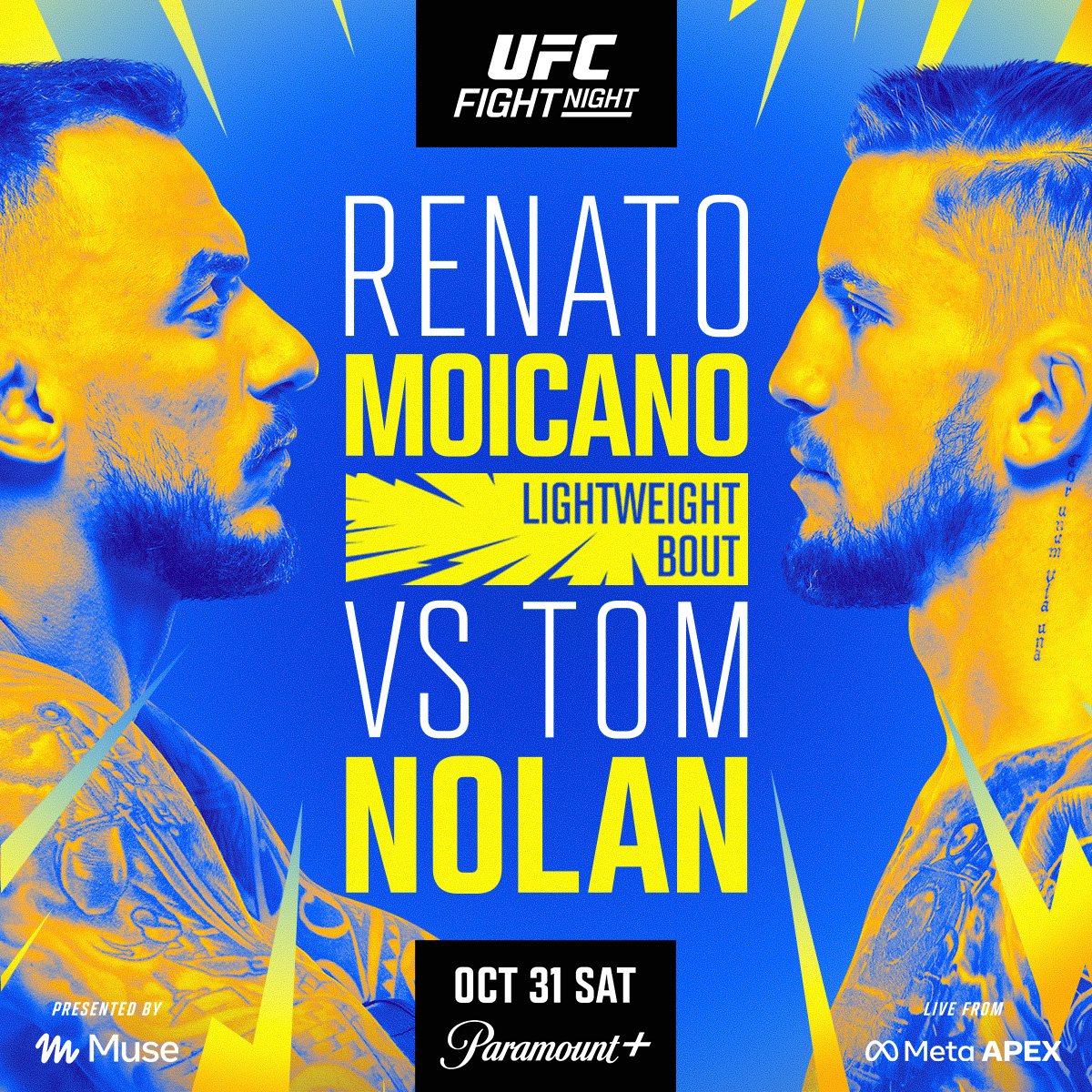 UFC Fight Night 292 - Las Vegas - Poster et affiche